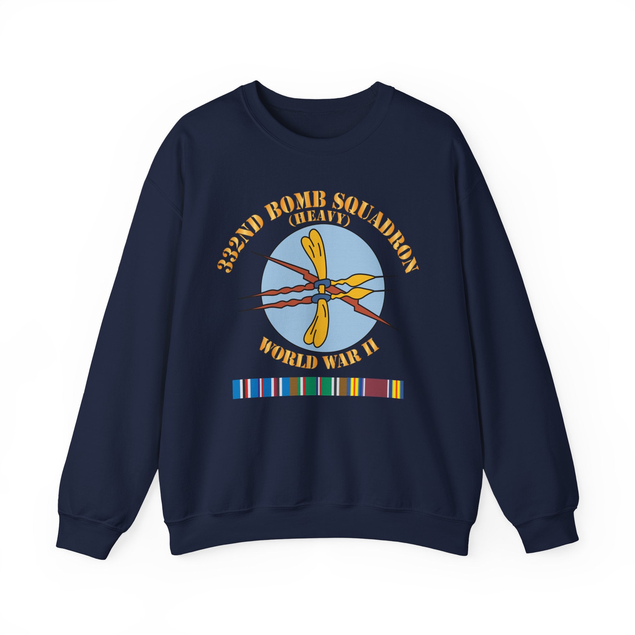 Crewneck Sweatshirt - AAC - 332nd Bomb Squadron WWII w SVC X 300