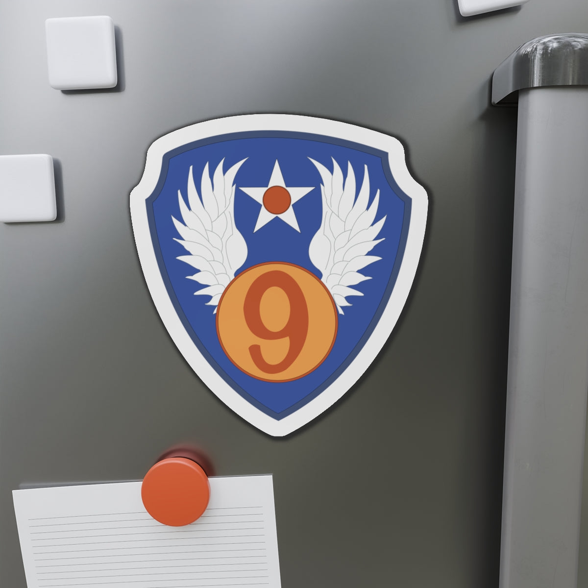 Die-Cut Magnets - AAC - SSI - 9th Air Force wo Txt X 300