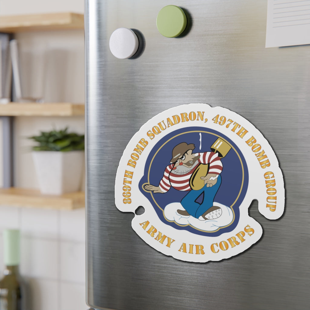 Die-Cut Magnets - AAC - 869th Bomb Squadron, 497th Bomb Group X 300