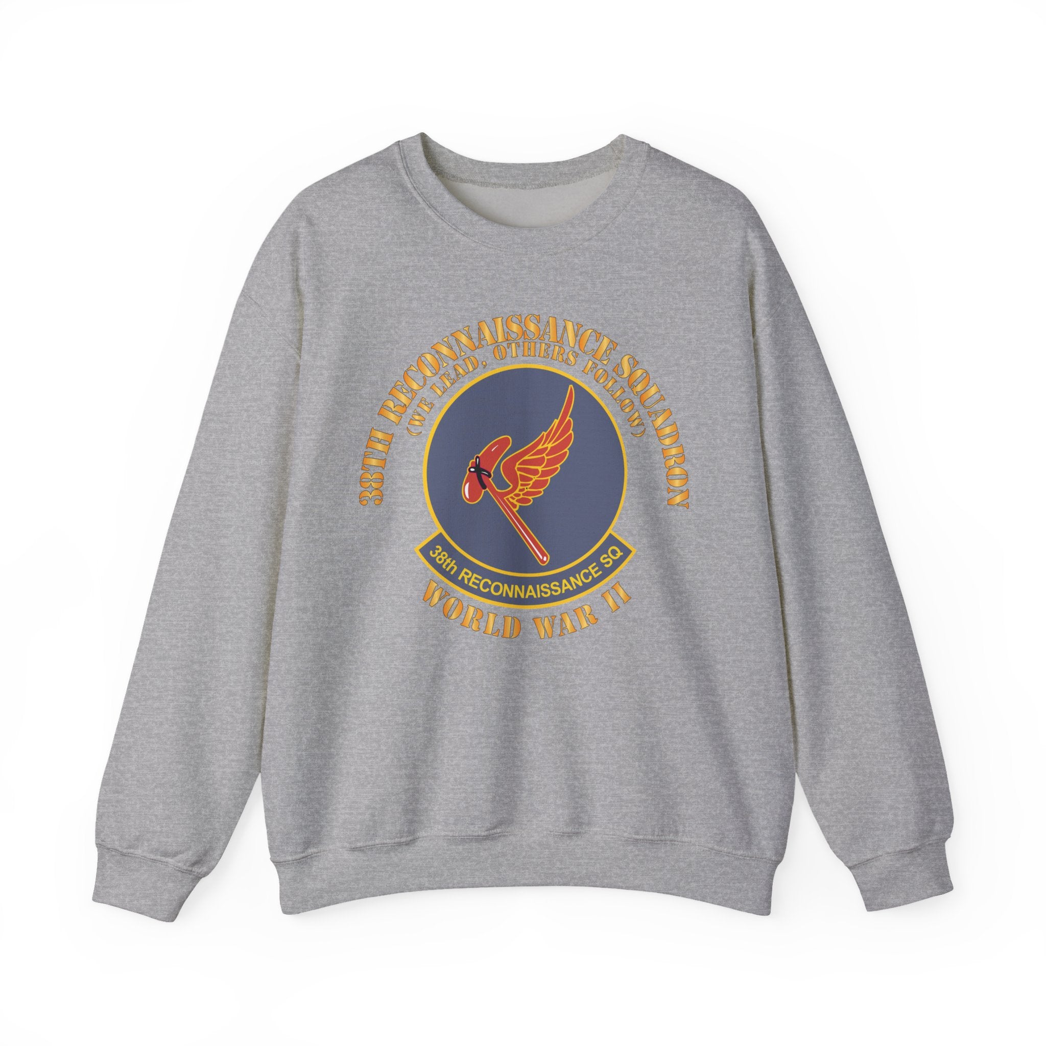 Crewneck Sweatshirt - AAC - 38th Reconnaissance Squadron - WWII X 300