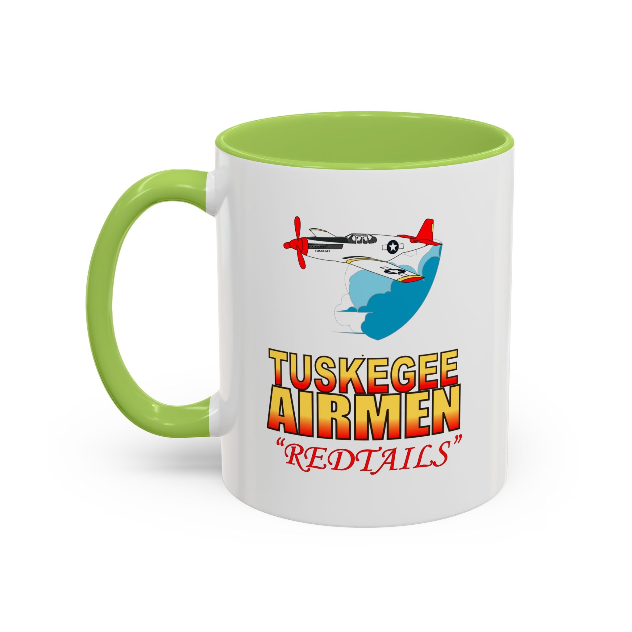 Accent Coffee Mug - Army Air Corp - Tuskegee Airmen - Redtails - AC - X 300