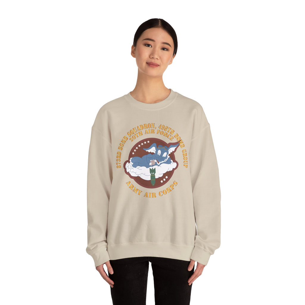 Crewneck Sweatshirt - AAC - 873rd Bomb Squadron, 498th Bomb Group - 20th AAF X 300