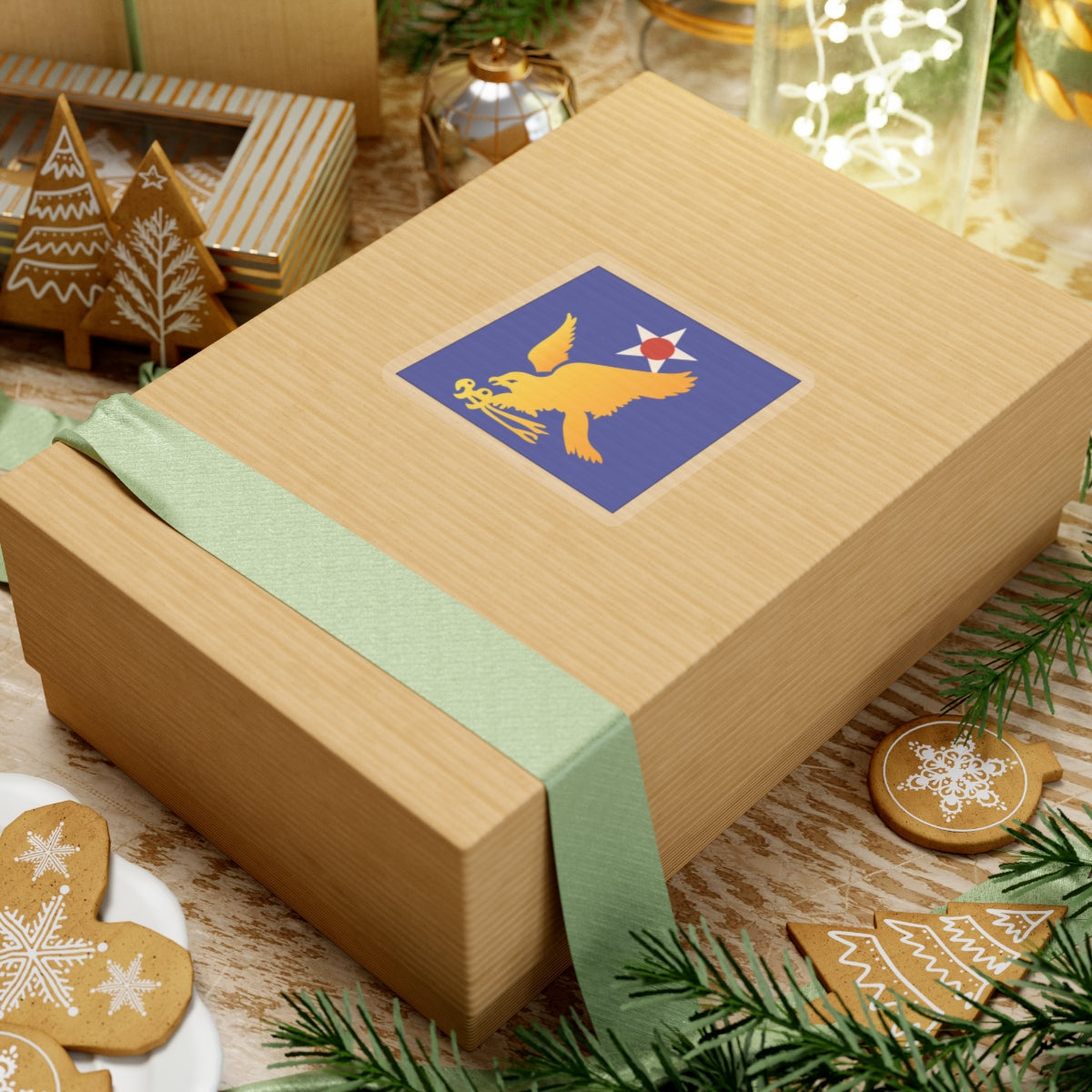 Kiss-Cut Stickers - SSI - AAC - 2nd Air Force wo Txt X 300