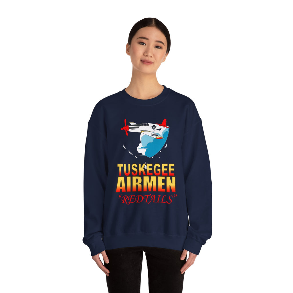 Crewneck Sweatshirt - Army Air Corp - Tuskegee Airmen - Redtails - AC - X 300