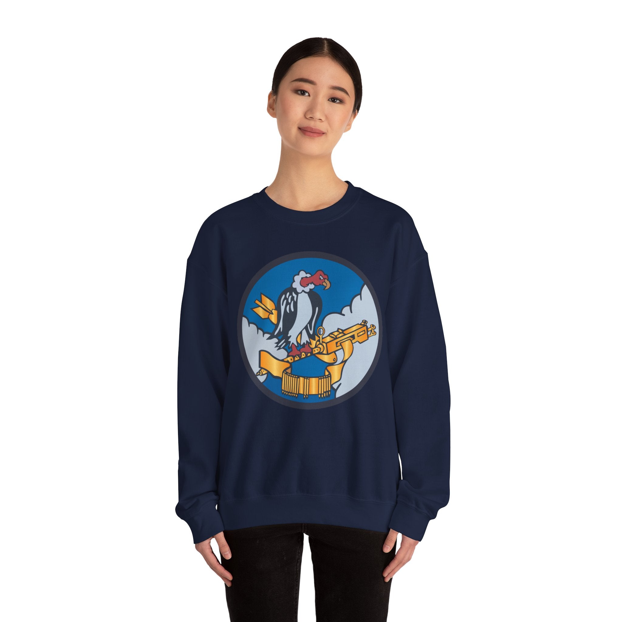 Crewneck Sweatshirt - AAC - 825th Bomb Squadron, 484th Bomb Group - 15th AAF wo txt X 300