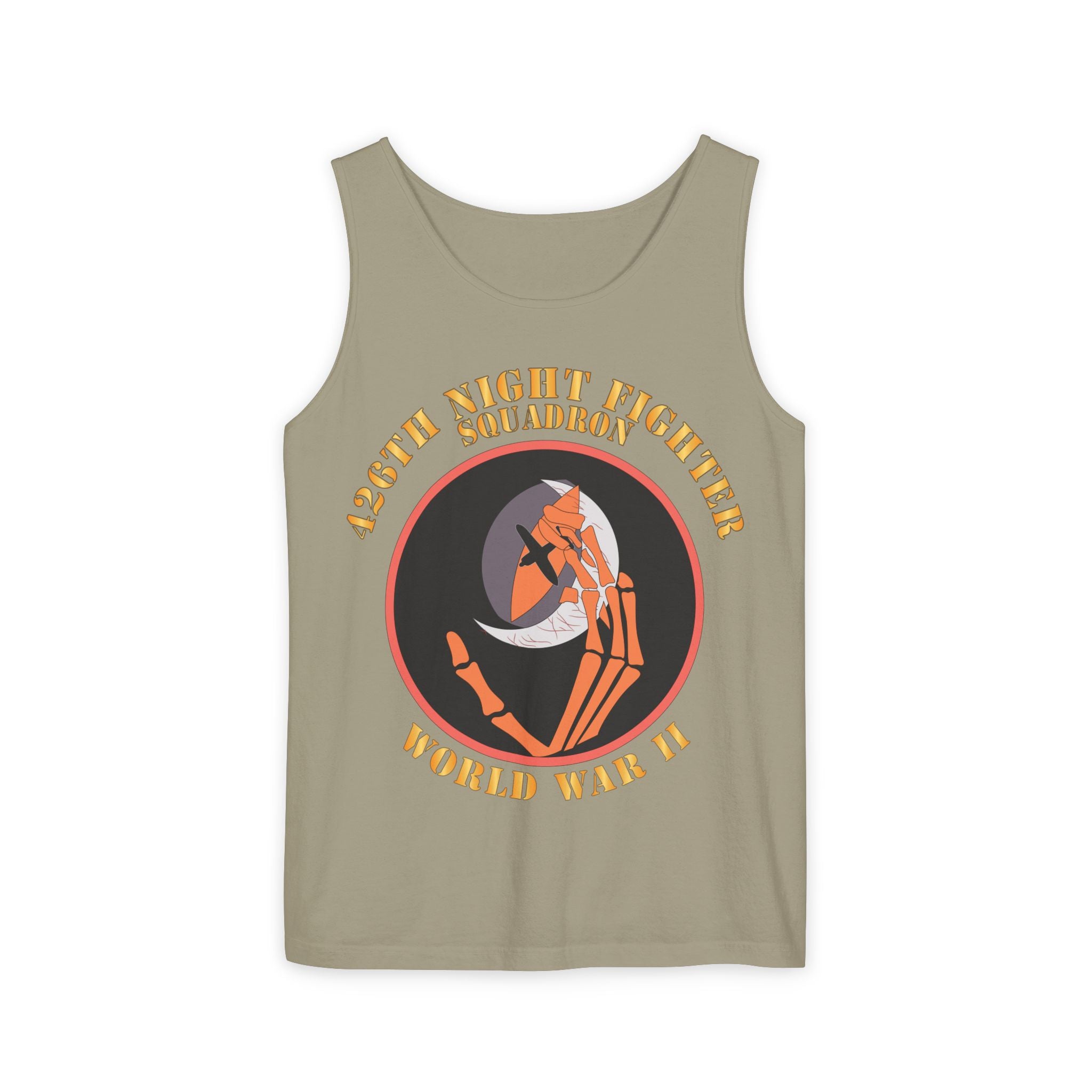 Unisex Garment-Dyed Tank Top - AAC - 426th Night Fighter Squadron - WWII X 300