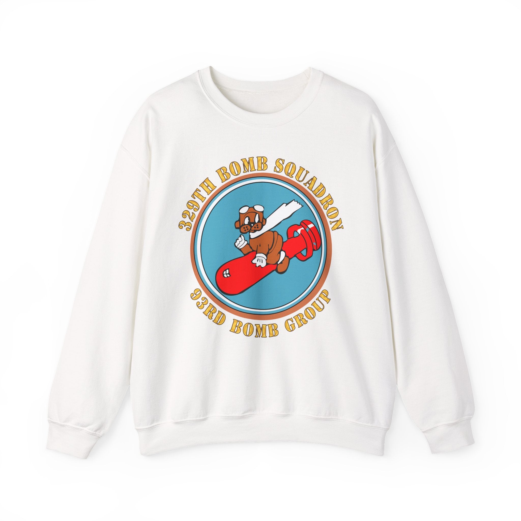 Crewneck Sweatshirt - AAC - 329th Bomb Squadron,93rd Bomb Group - WWII - USAAF