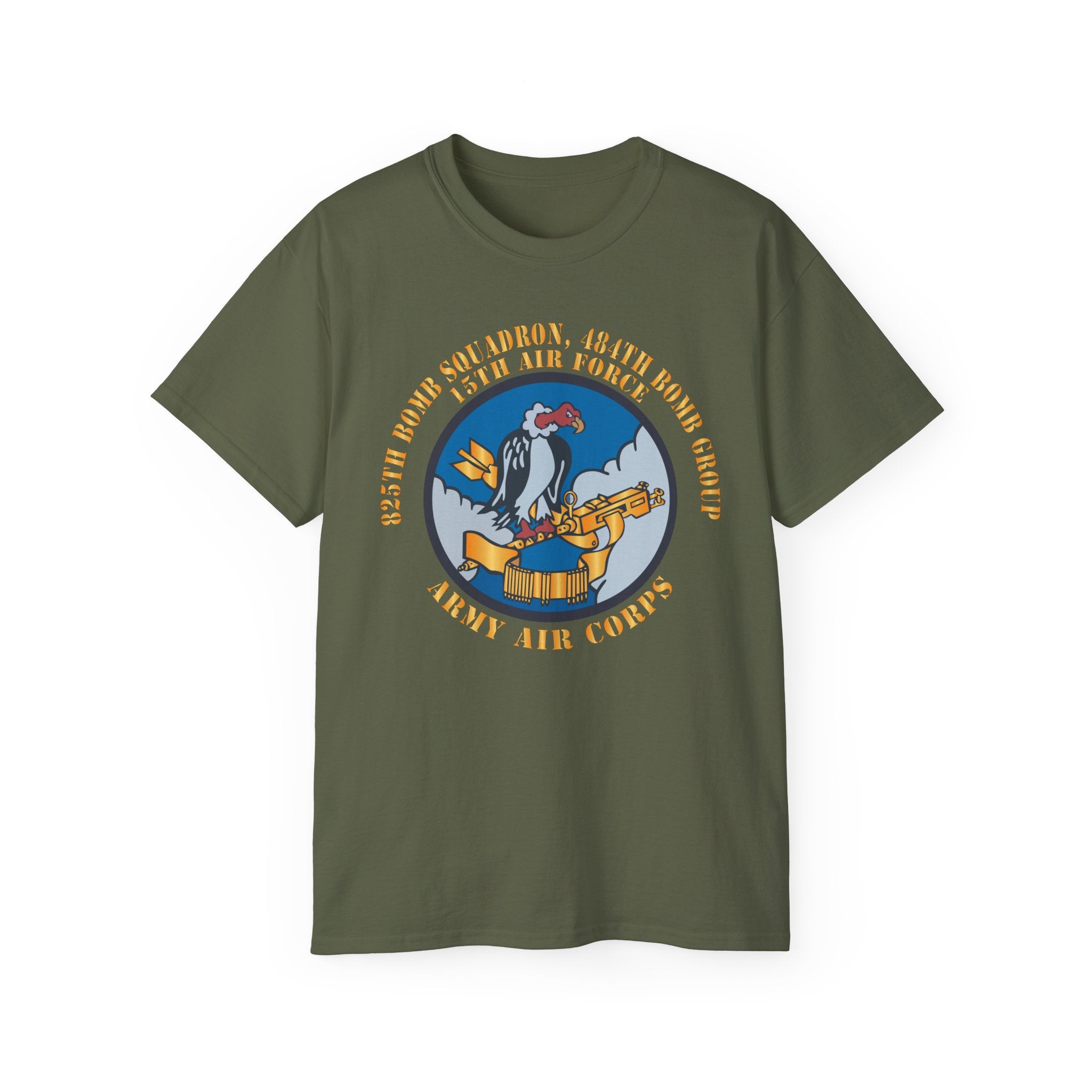 Unisex Ultra Cotton Tee - AAC - 825th Bomb Squadron, 484th Bomb Group - 15th AAF X 300