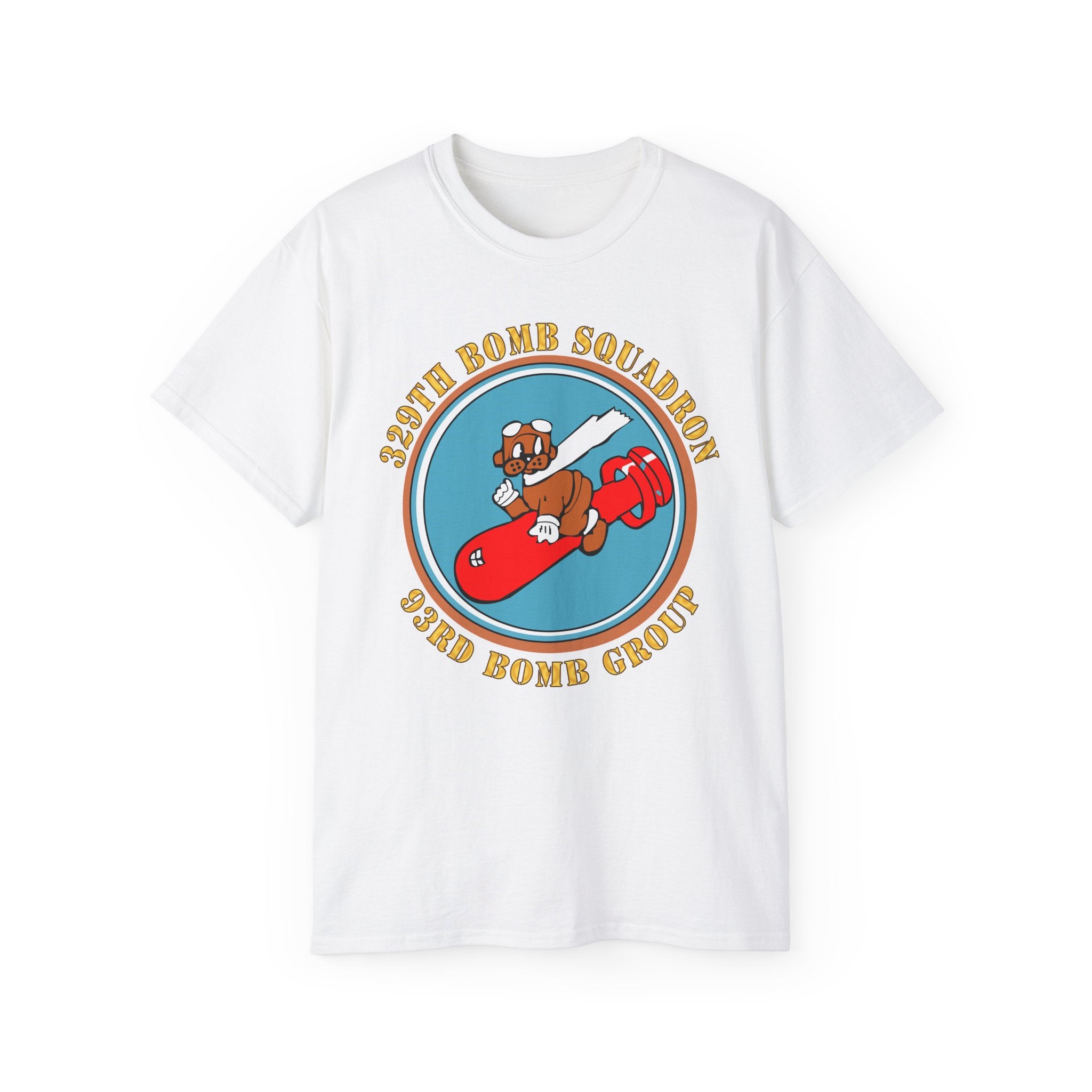 Unisex Ultra Cotton Tee - AAC - 329th Bomb Squadron,93rd Bomb Group - WWII - USAAF