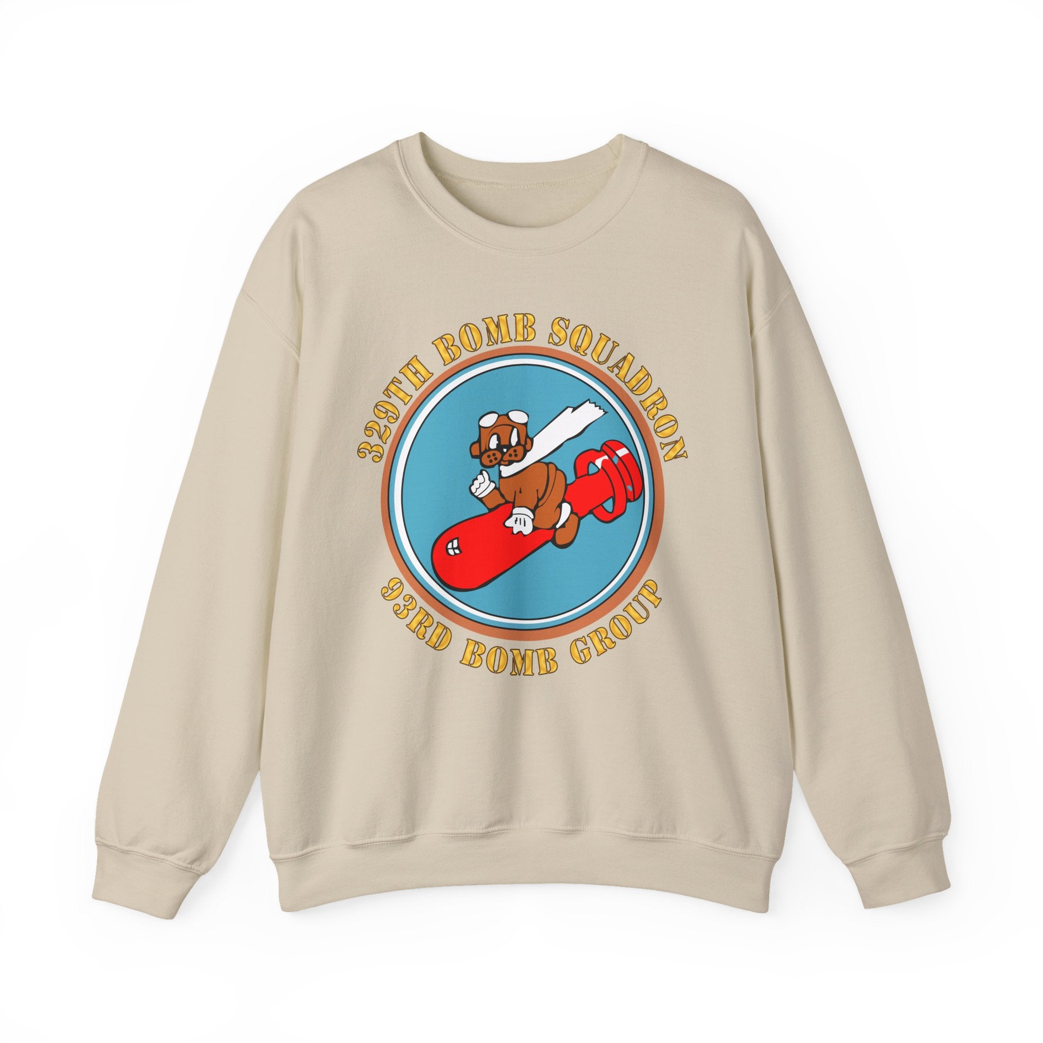 Crewneck Sweatshirt - AAC - 329th Bomb Squadron,93rd Bomb Group - WWII - USAAF