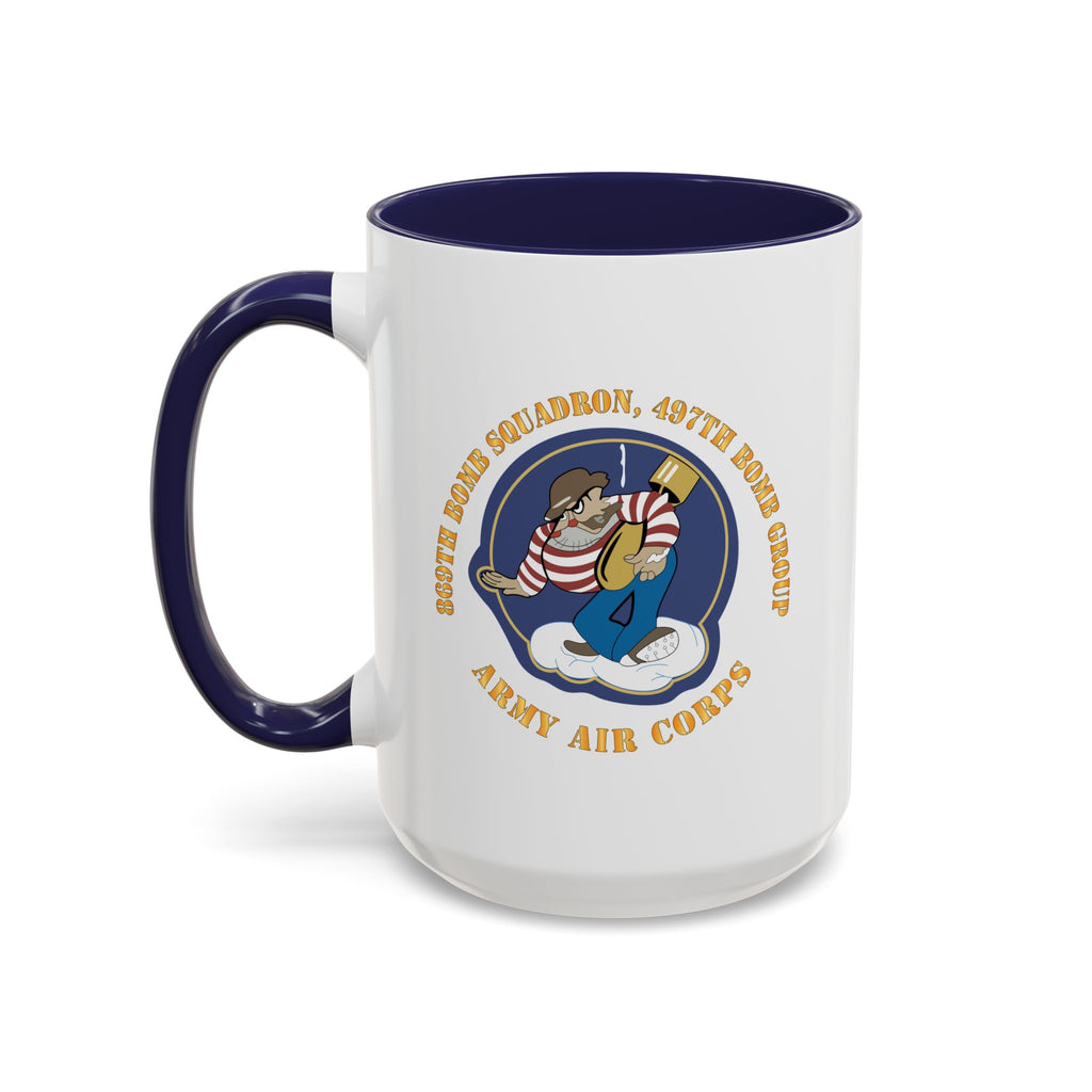 Accent Coffee Mug - AAC - 869th Bomb Squadron, 497th Bomb Group X 300