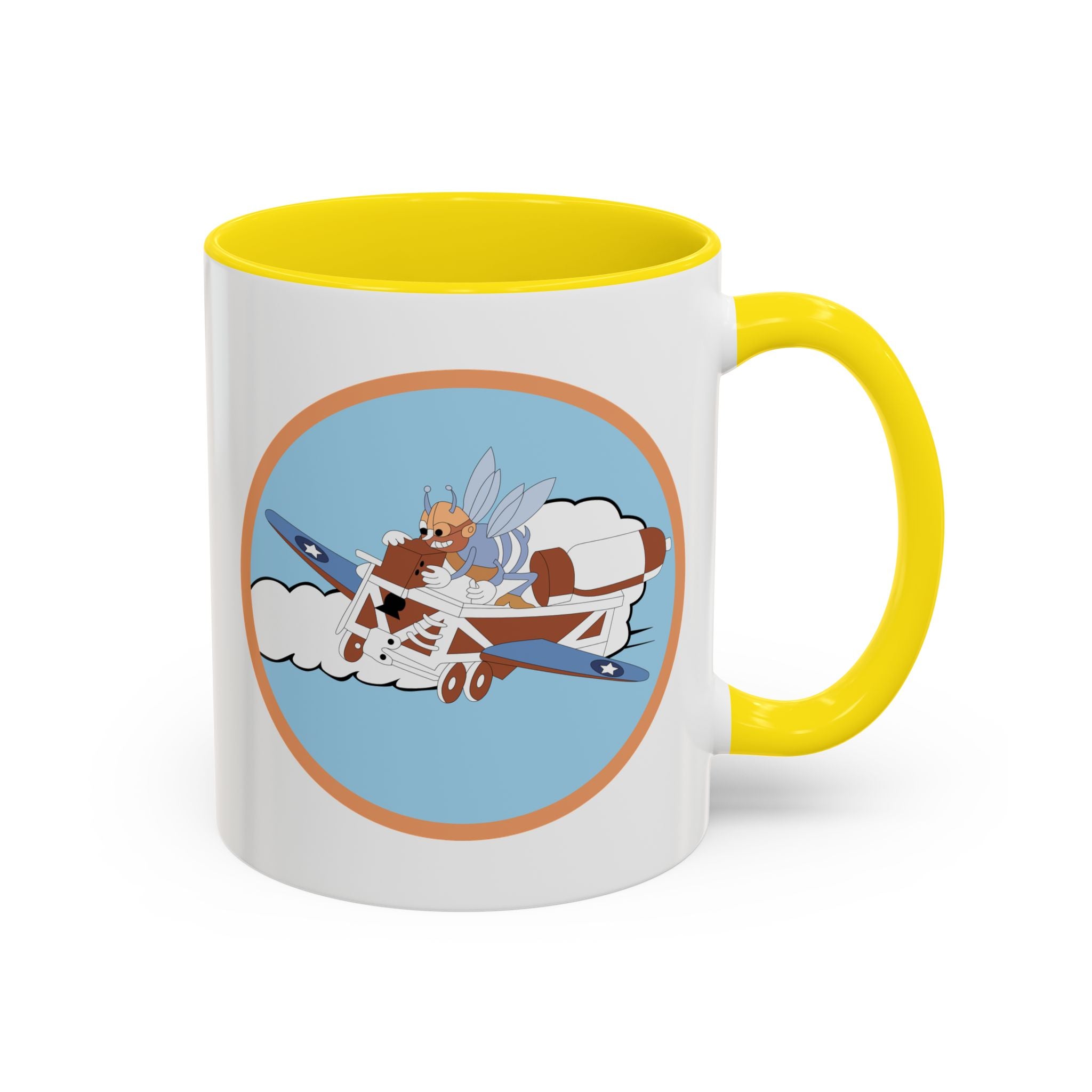 Accent Coffee Mug - AAC - 782nd Bomb Squadron, 465th Bomb Group - 15th AF wo Txt X 300