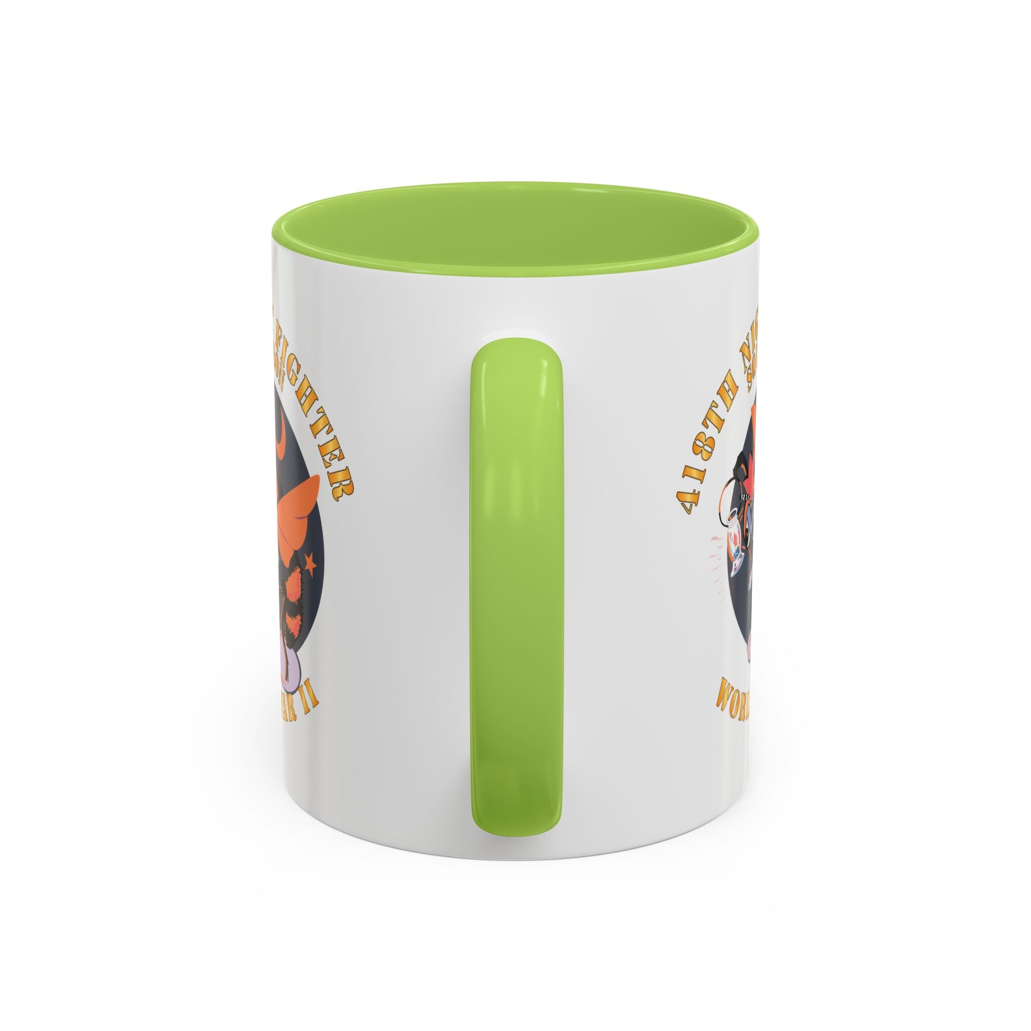 Accent Coffee Mug - AAC - 418th Night Fighter Squadron - WWII X 300