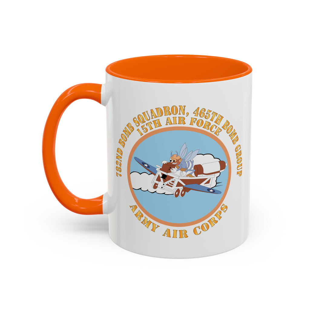 Accent Coffee Mug - AAC - 782nd Bomb Squadron, 465th Bomb Group - 15th AF X 300