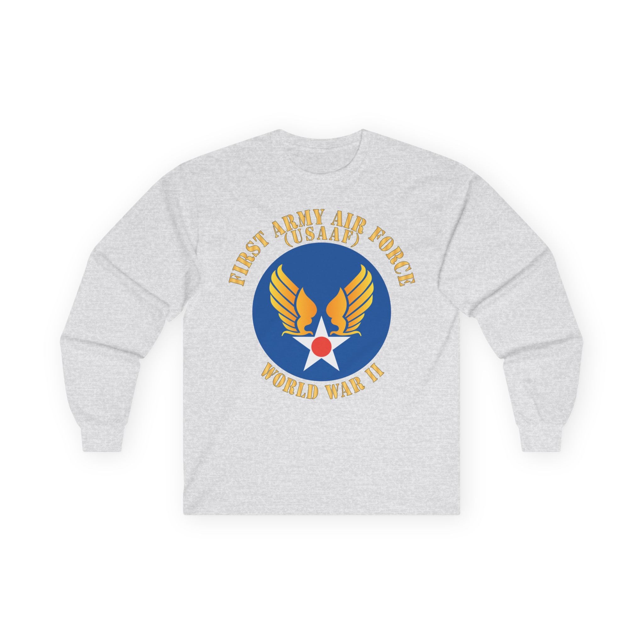 Unisex Long Sleeve Tee - SSI - AAC - 1st Army Air Force - WWII - USAAF x 300