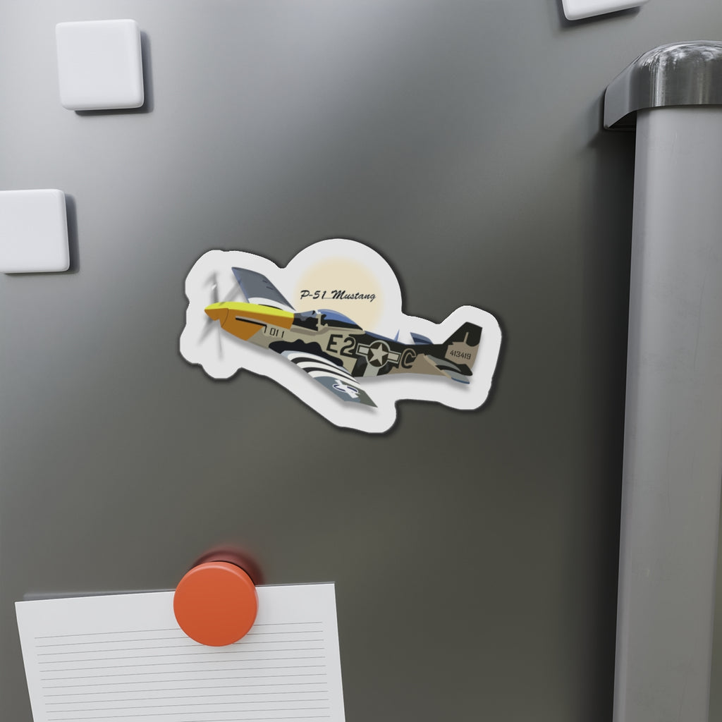 Die-Cut Magnets - Army Air Corps P-51 Mustang wo AAC X 300