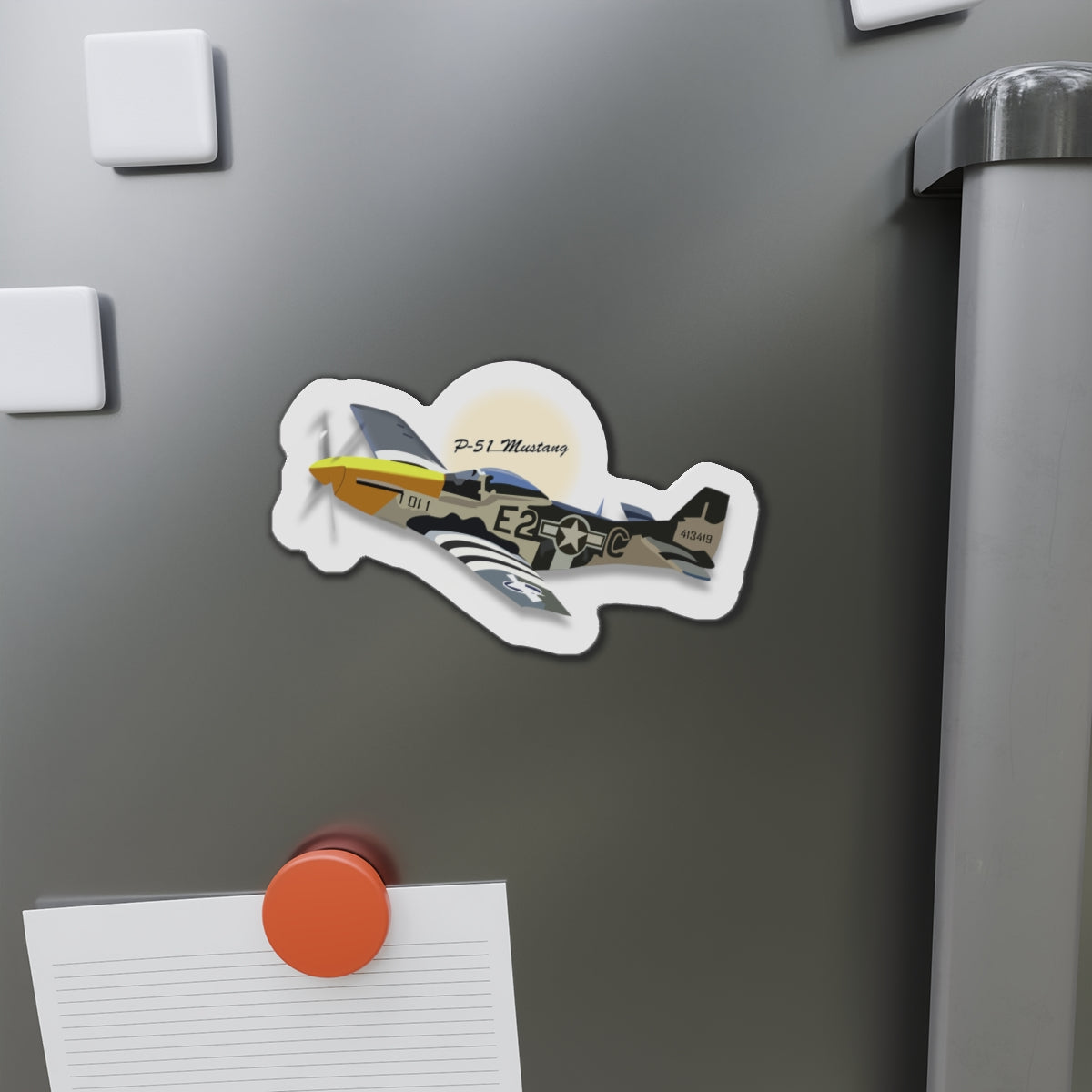 Die-Cut Magnets - Army Air Corps P-51 Mustang wo AAC X 300