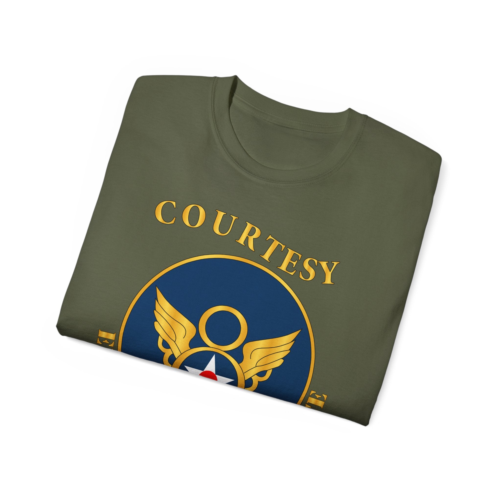 Unisex Ultra Cotton Tee - AAC - 8th Air Force - WWII - Courtesy 8 AAF x 300