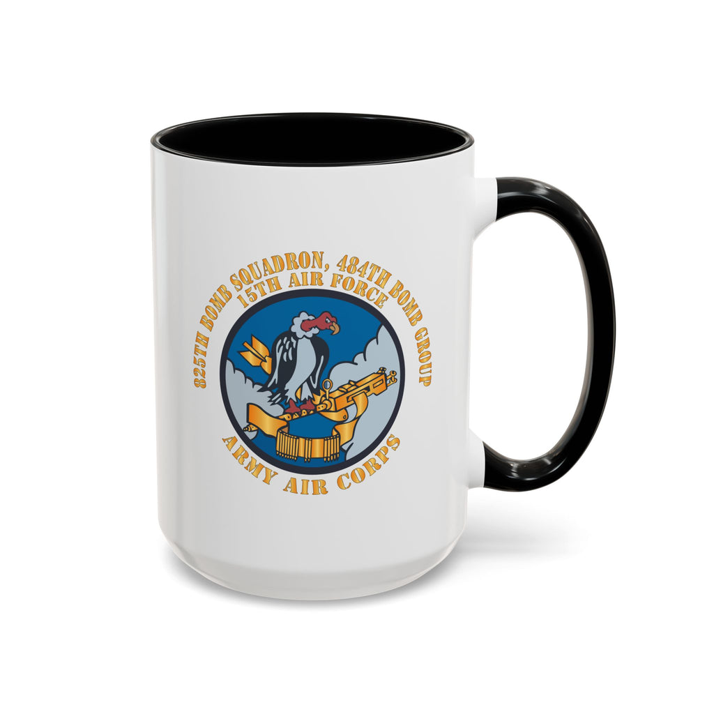 Accent Coffee Mug - AAC - 825th Bomb Squadron, 484th Bomb Group - 15th AAF X 300