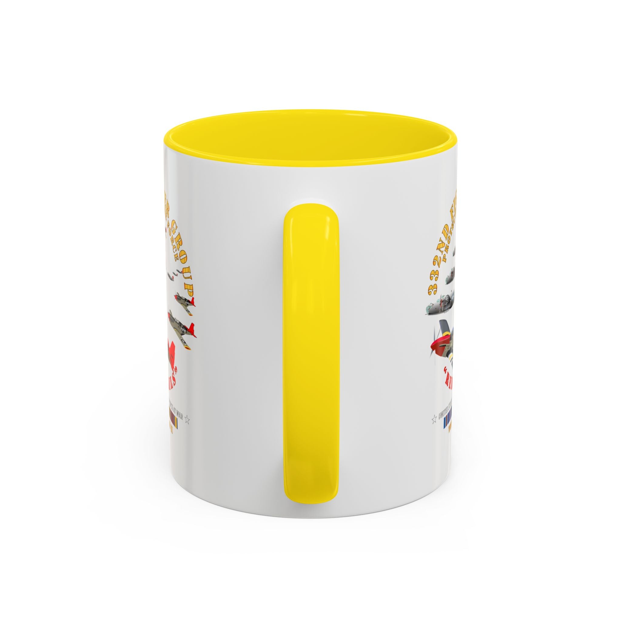 Accent Coffee Mug - Army - AAC - 332nd Fighter Group - Red Tails - Protect Force