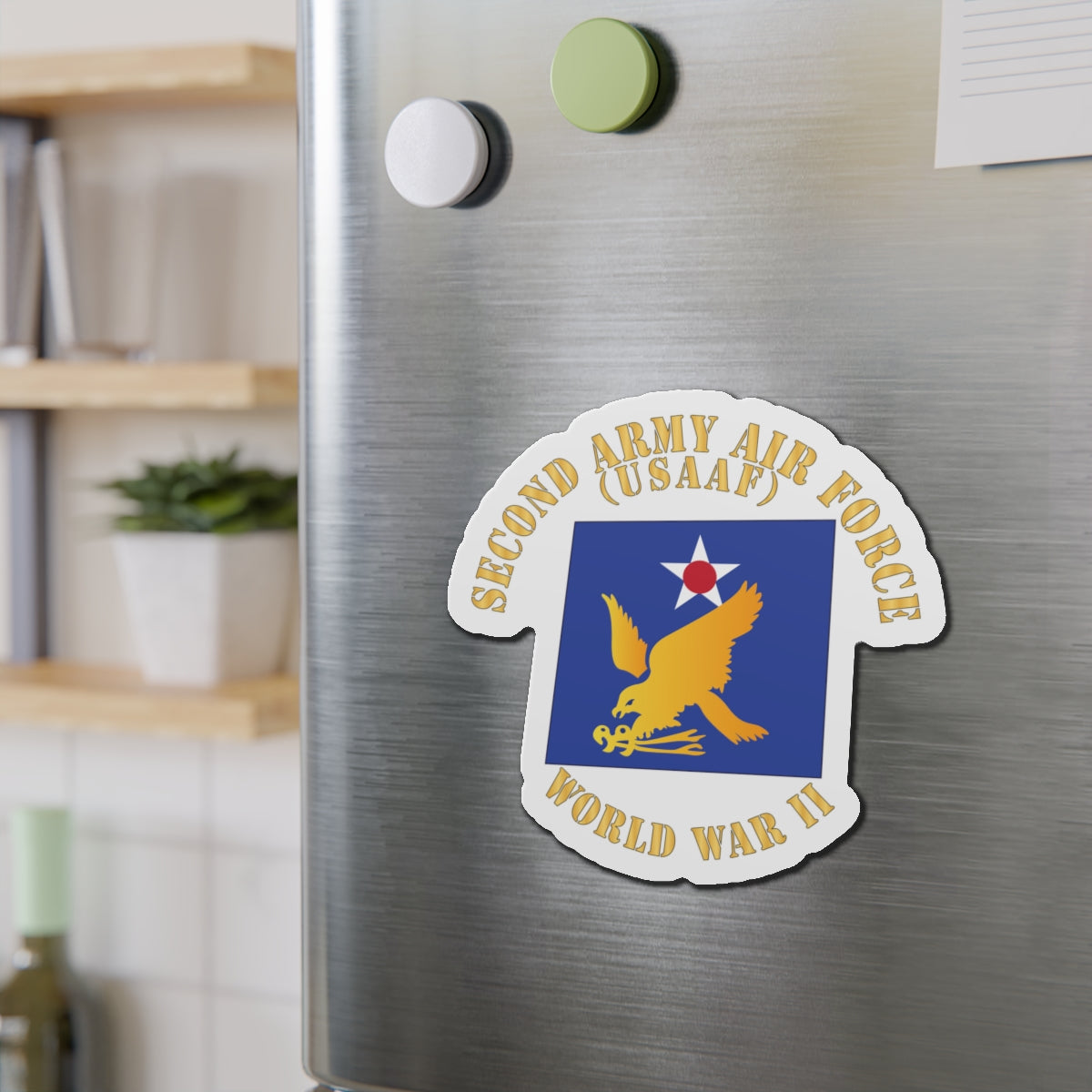 Die-Cut Magnets - SSI - AAC - 2nd Air Force - WWII - USAAF x 300