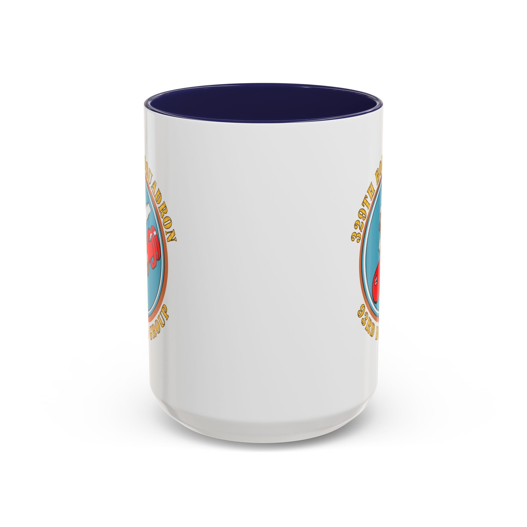 Accent Coffee Mug - AAC - 329th Bomb Squadron,93rd Bomb Group - WWII - USAAF