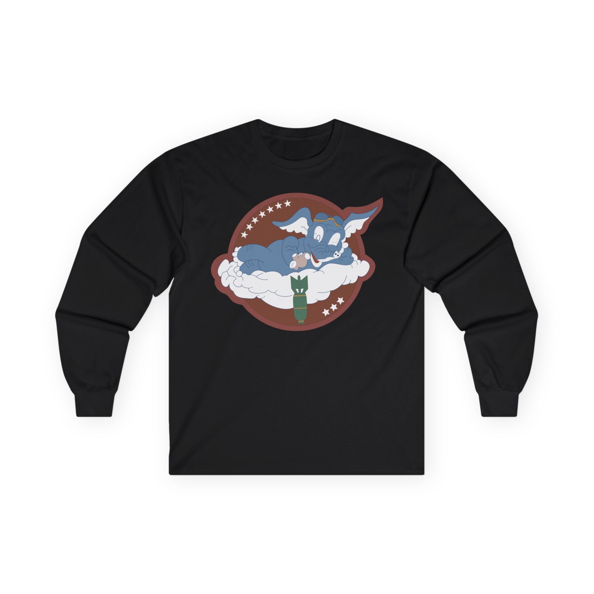 Unisex Long Sleeve Tee - AAC - 873rd Bomb Squadron, 498th Bomb Group - 20th AAF wo Txt X 300