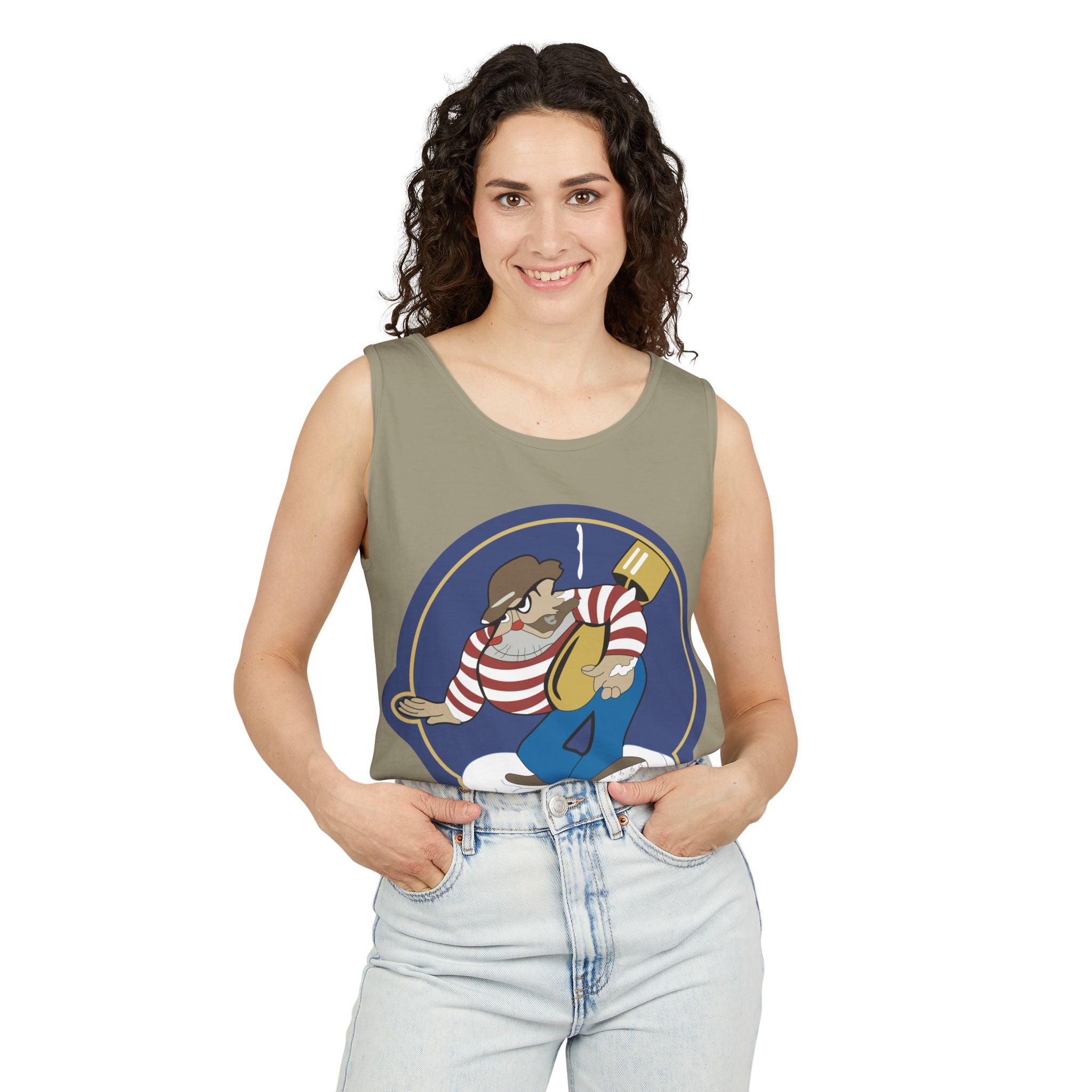 Unisex Garment-Dyed Tank Top - AAC - 869th Bomb Squadron, 497th Bomb Group wo Txt X 300
