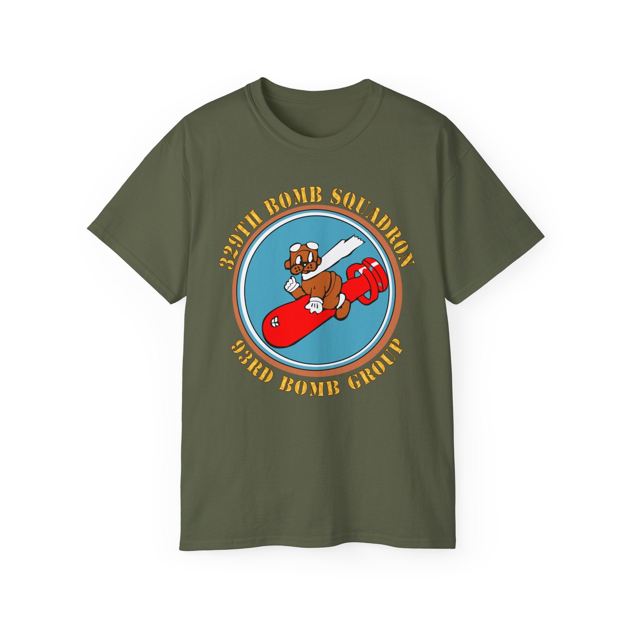 Unisex Ultra Cotton Tee - AAC - 329th Bomb Squadron,93rd Bomb Group - WWII - USAAF