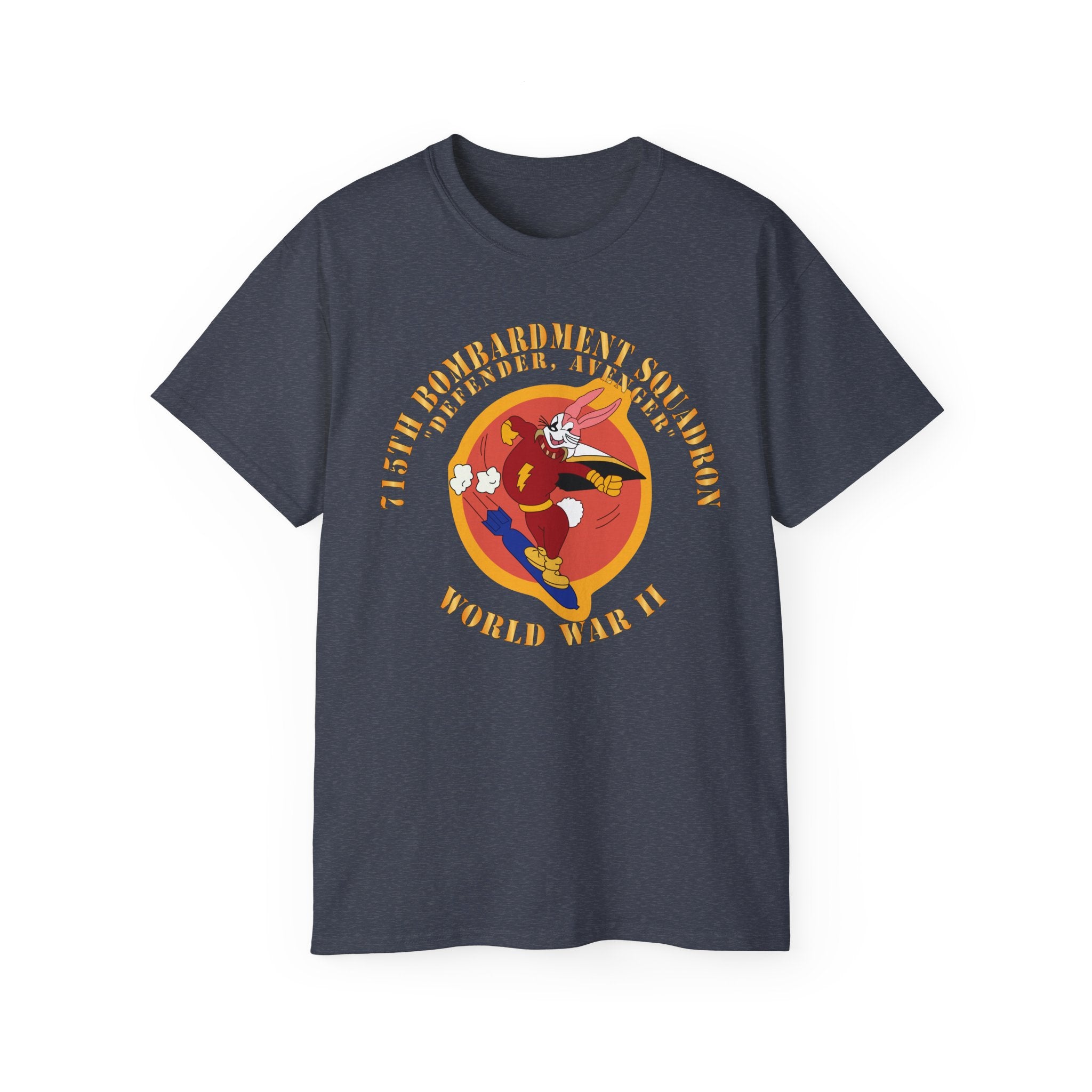 Unisex Ultra Cotton Tee - ACC - 715th  Bombardment Squadron - Defender, Avenger - World War II X 300