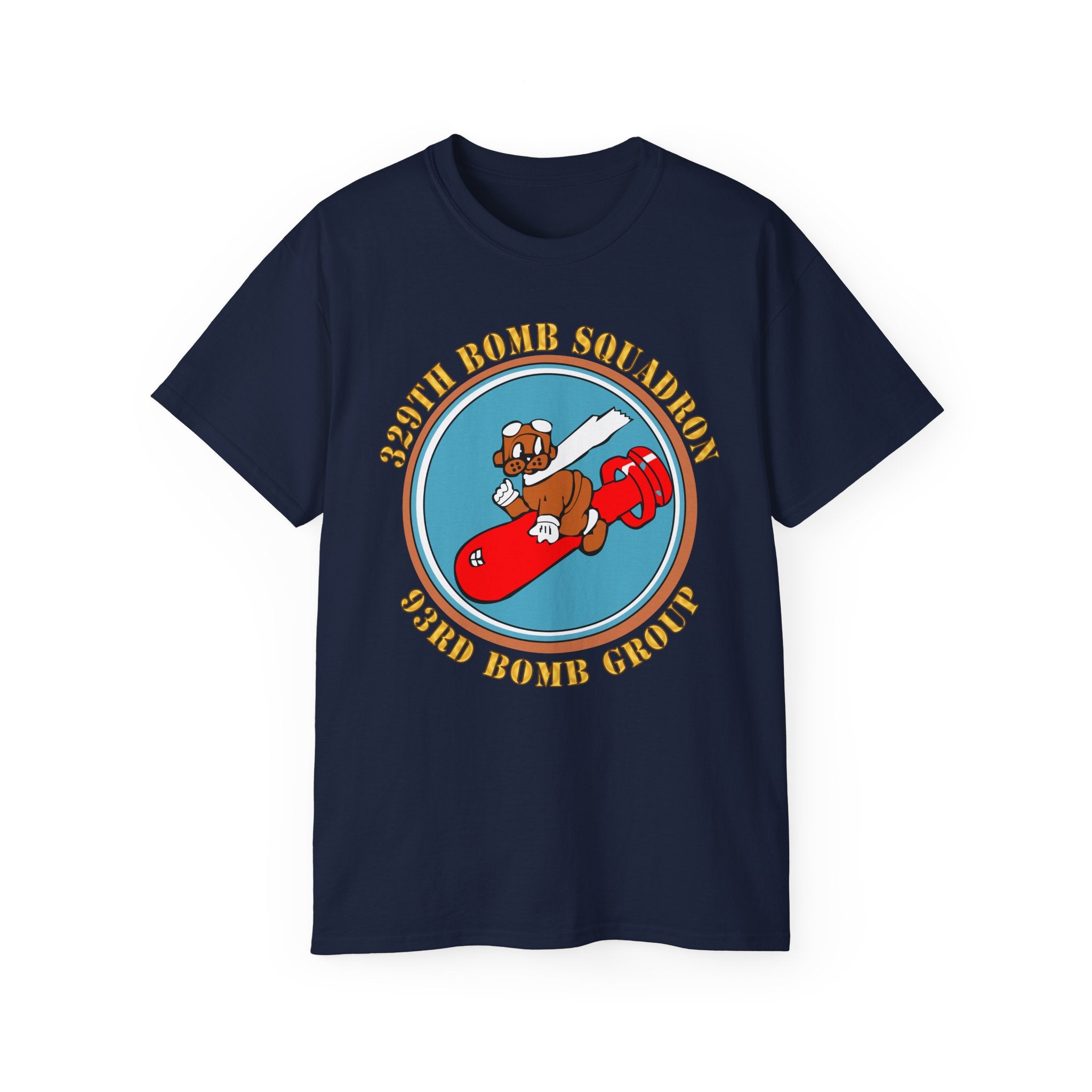 Unisex Ultra Cotton Tee - AAC - 329th Bomb Squadron,93rd Bomb Group - WWII - USAAF