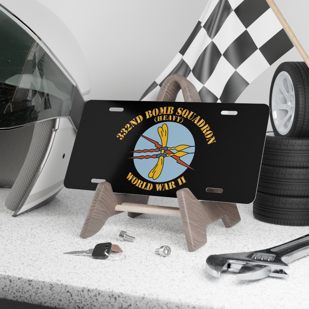 License Plate - AAC - 332nd Bomb Squadron WWII X 300