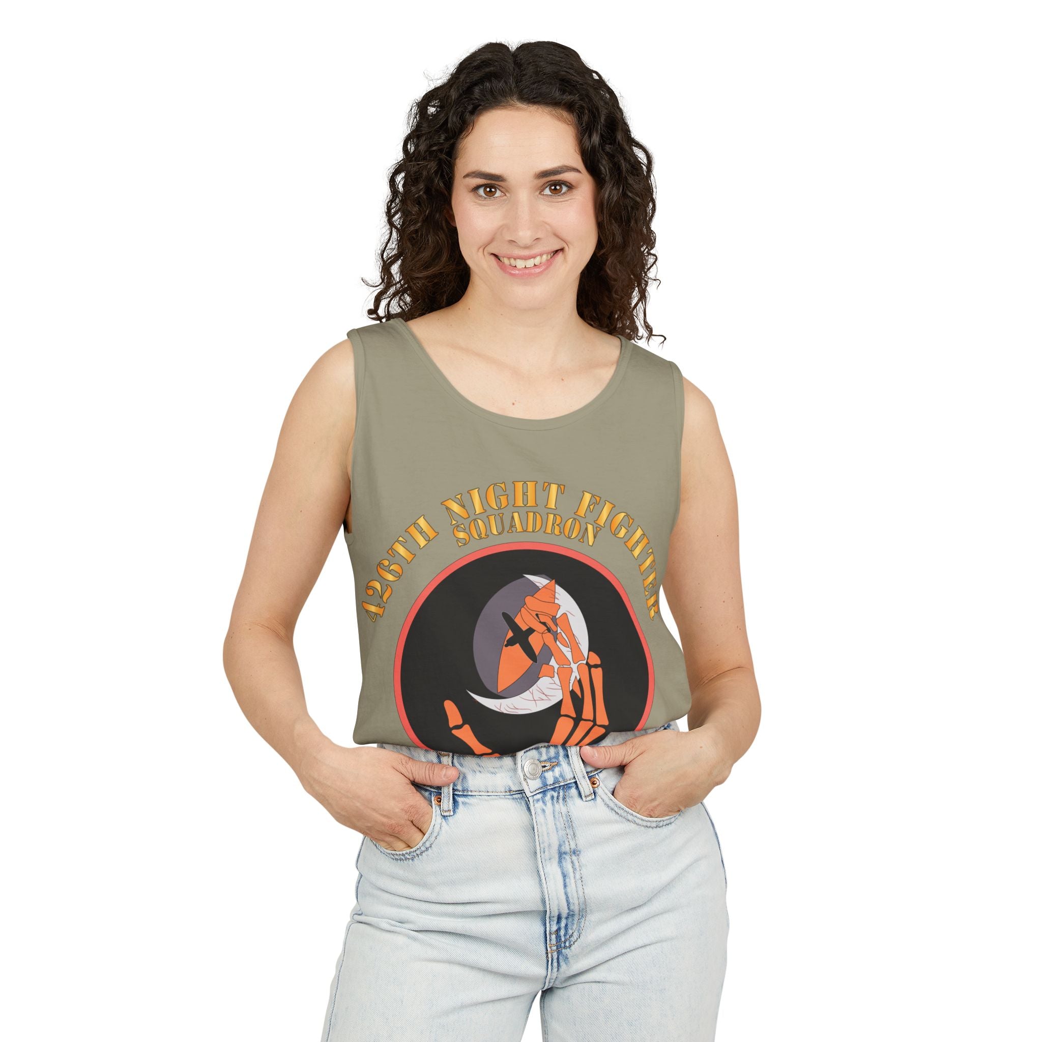 Unisex Garment-Dyed Tank Top - AAC - 426th Night Fighter Squadron - WWII X 300