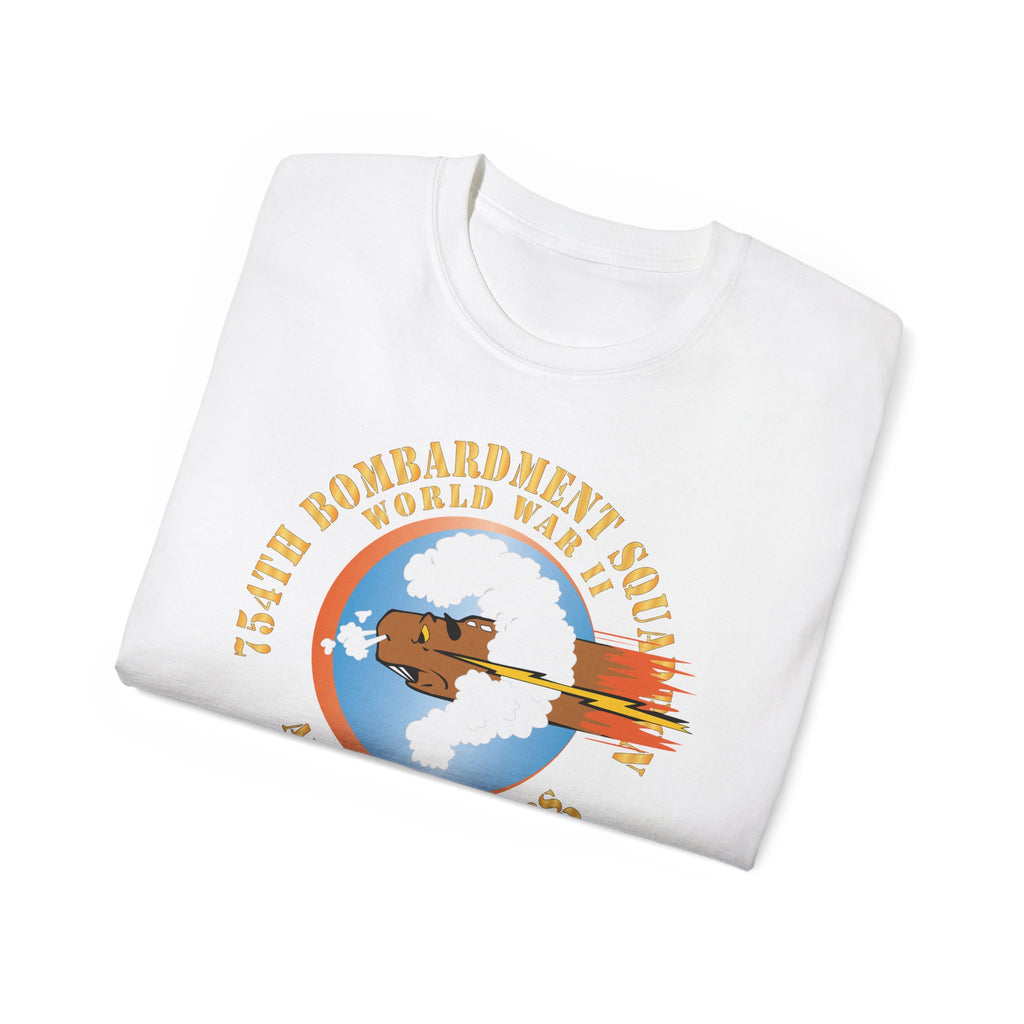 Unisex Ultra Cotton Tee - AAC - 754th Bombardment Squadron - 458th Bomb Group - WWII w EUR SVC X 300