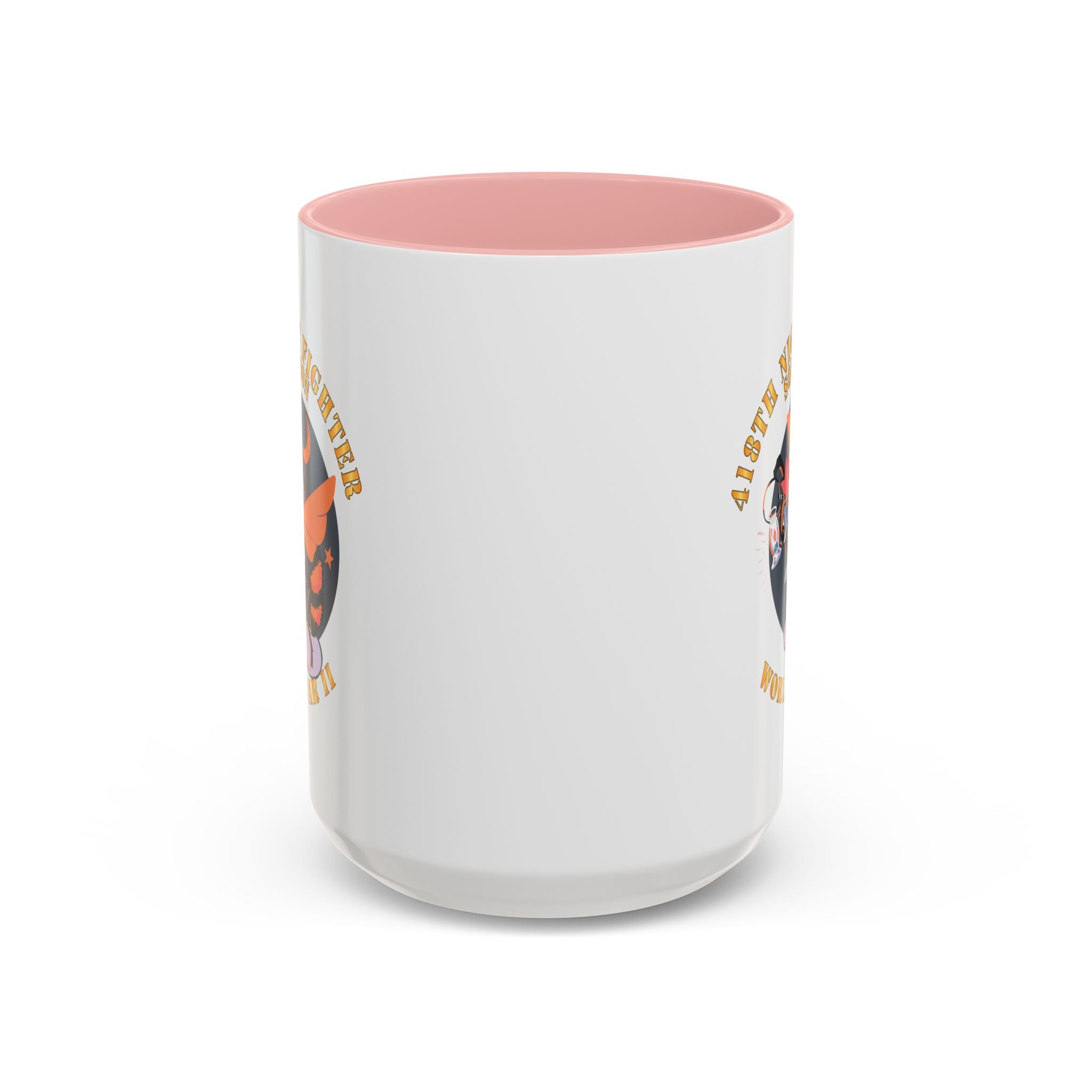 Accent Coffee Mug - AAC - 418th Night Fighter Squadron - WWII X 300