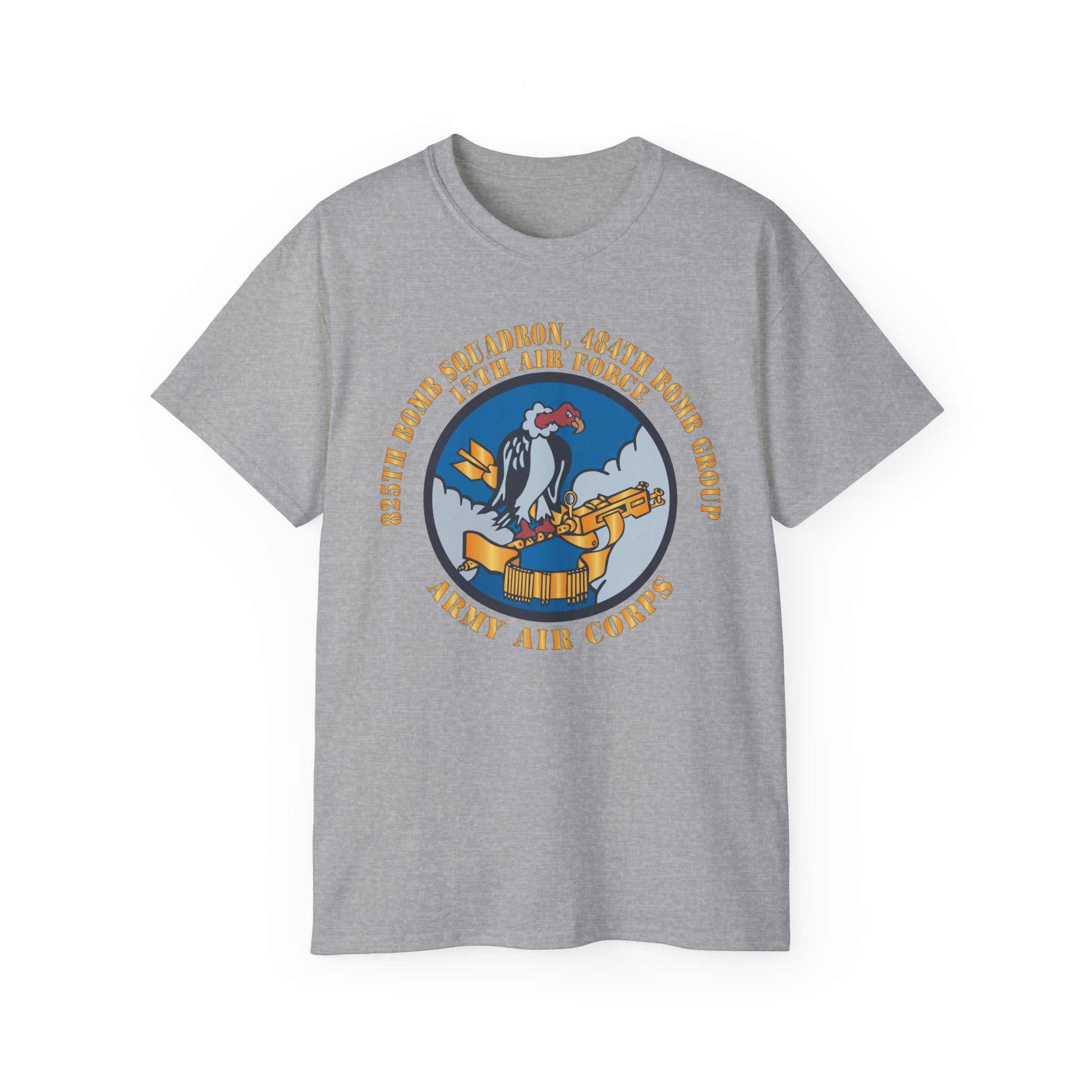 Unisex Ultra Cotton Tee - AAC - 825th Bomb Squadron, 484th Bomb Group - 15th AAF X 300