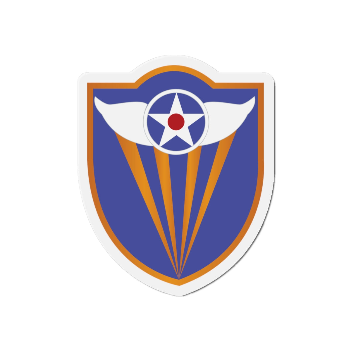 Die-Cut Magnets - AAC - SSI - 4th Air Force wo Txt X 300