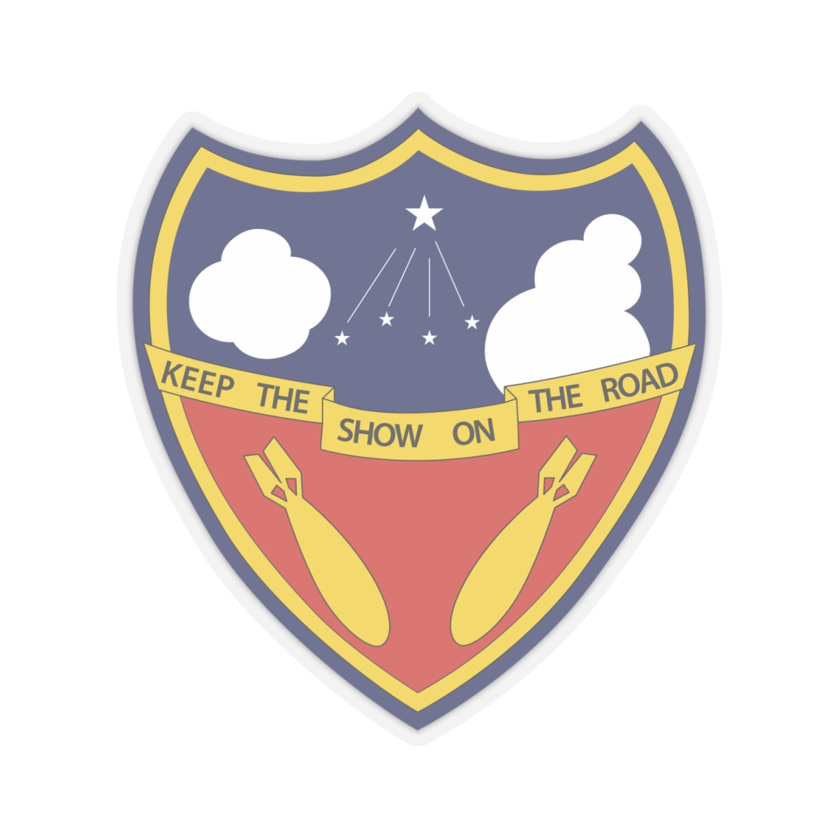 Kiss-Cut Stickers - AAC - 384th Bomb Group wo Txt X 300