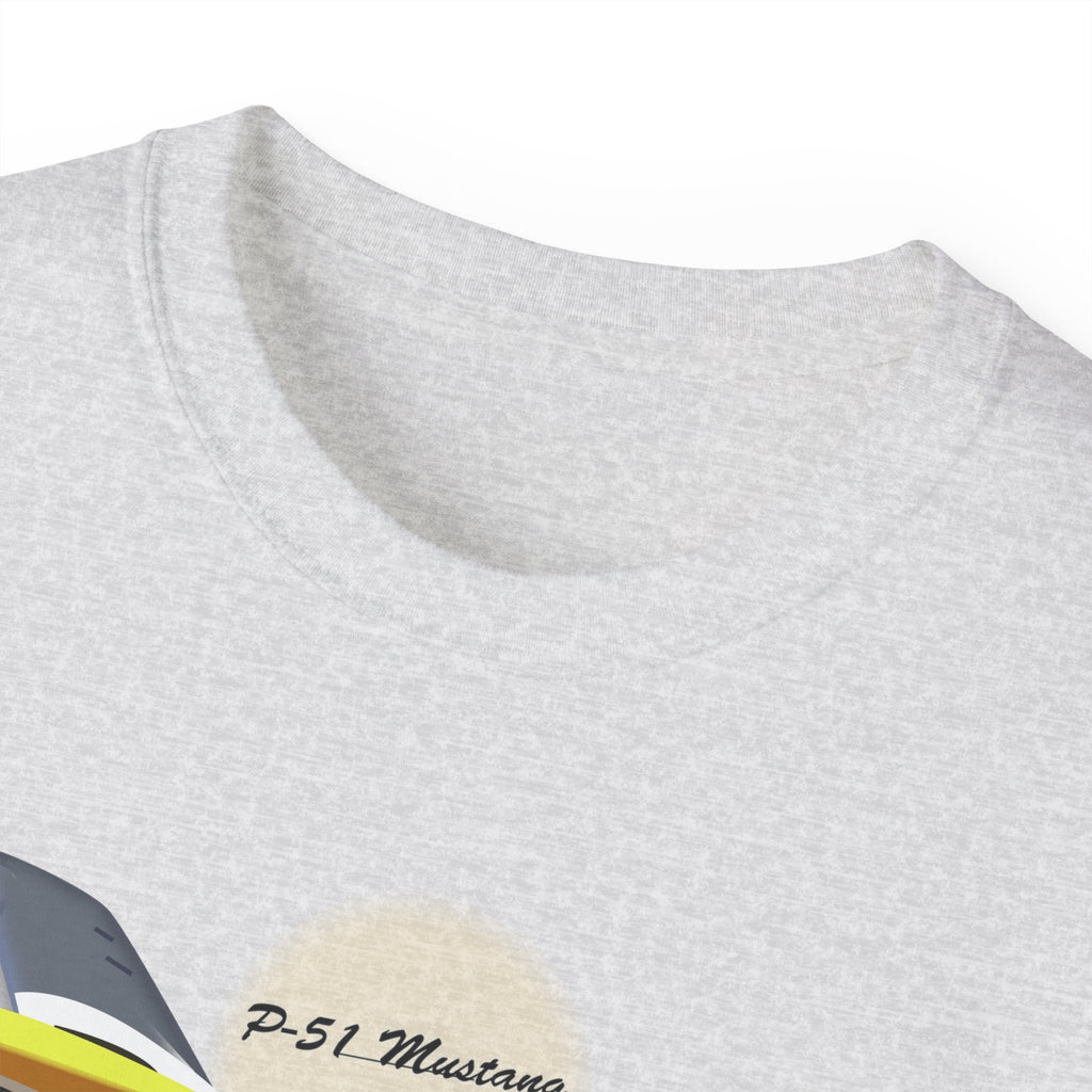 Unisex Ultra Cotton Tee - Army Air Corps P-51 Mustang wo AAC X 300