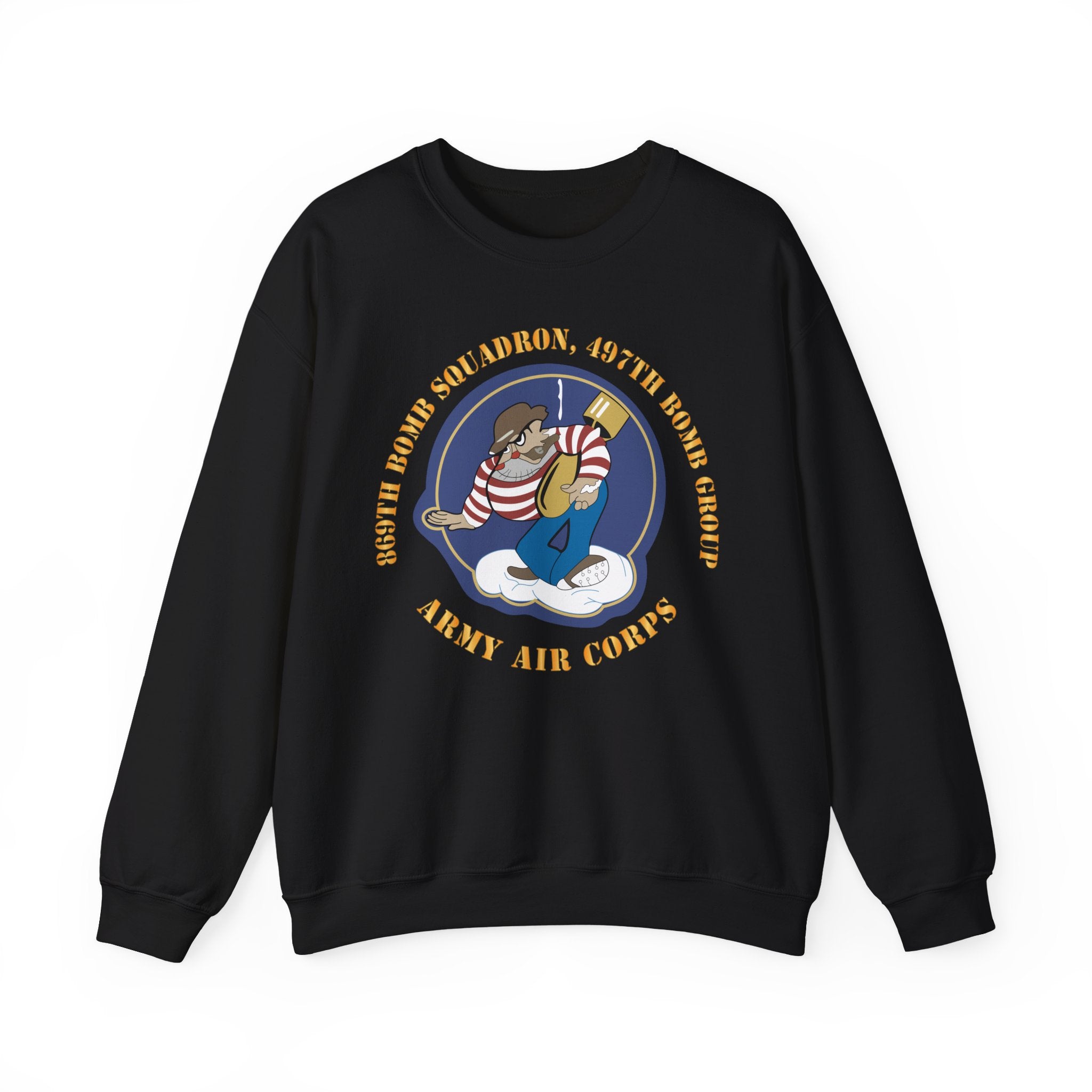 Crewneck Sweatshirt - AAC - 869th Bomb Squadron, 497th Bomb Group X 300