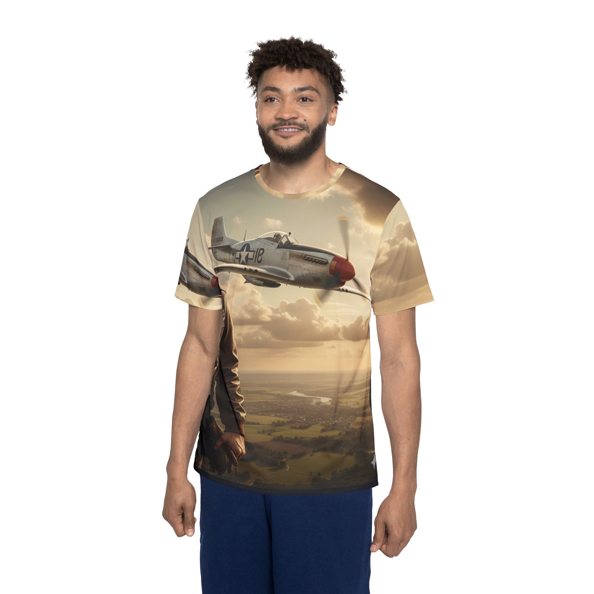 Army Air Corps - WWII,  Jersey, Pilot Tee, Vintage Plane Shirt, Aviation Apparel, Flight Enthusiast Gift, Unique Graphic T-Shirt