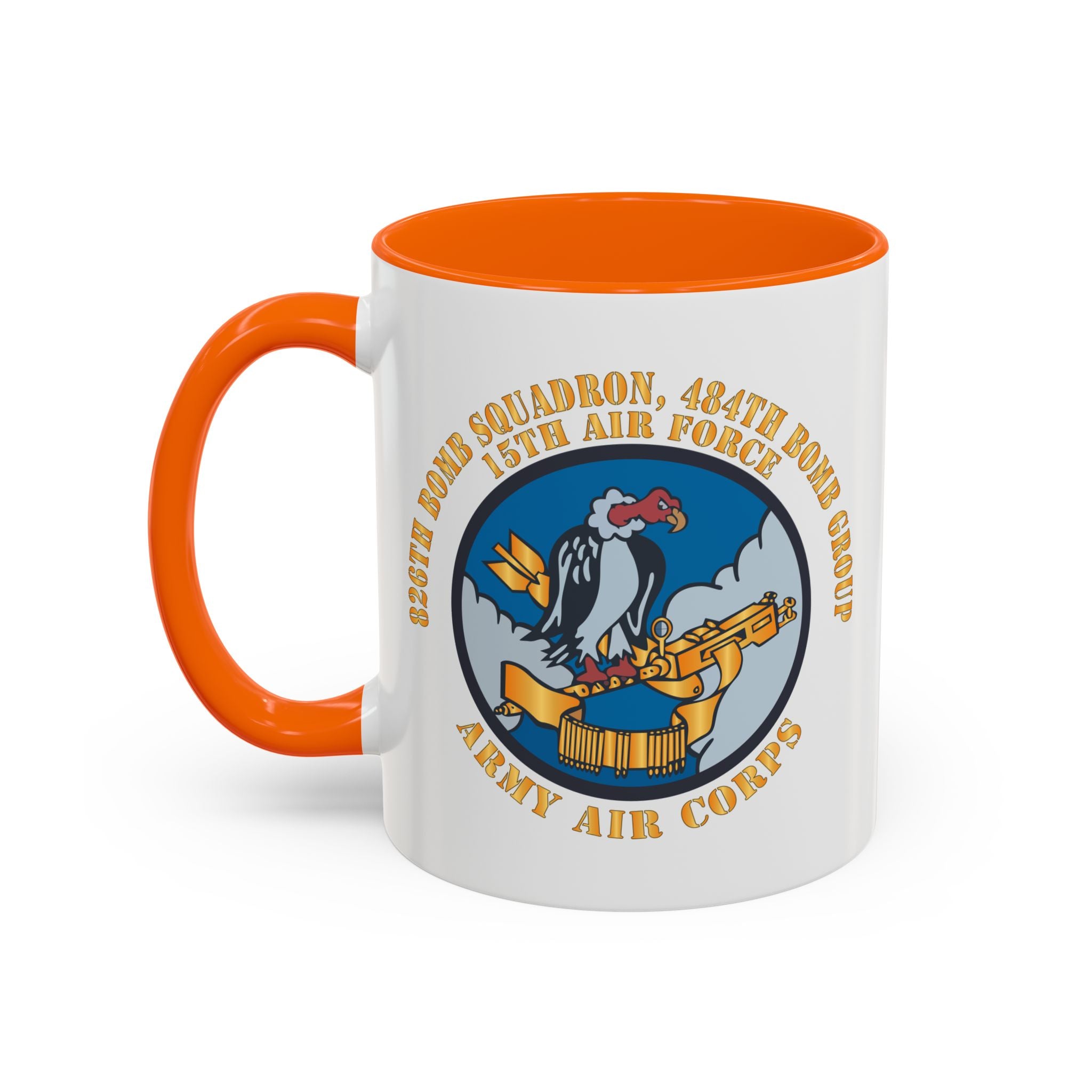 Accent Coffee Mug - AAC - 826th Bomb Squadron, 484th Bomb Group - 15th AAF X 300