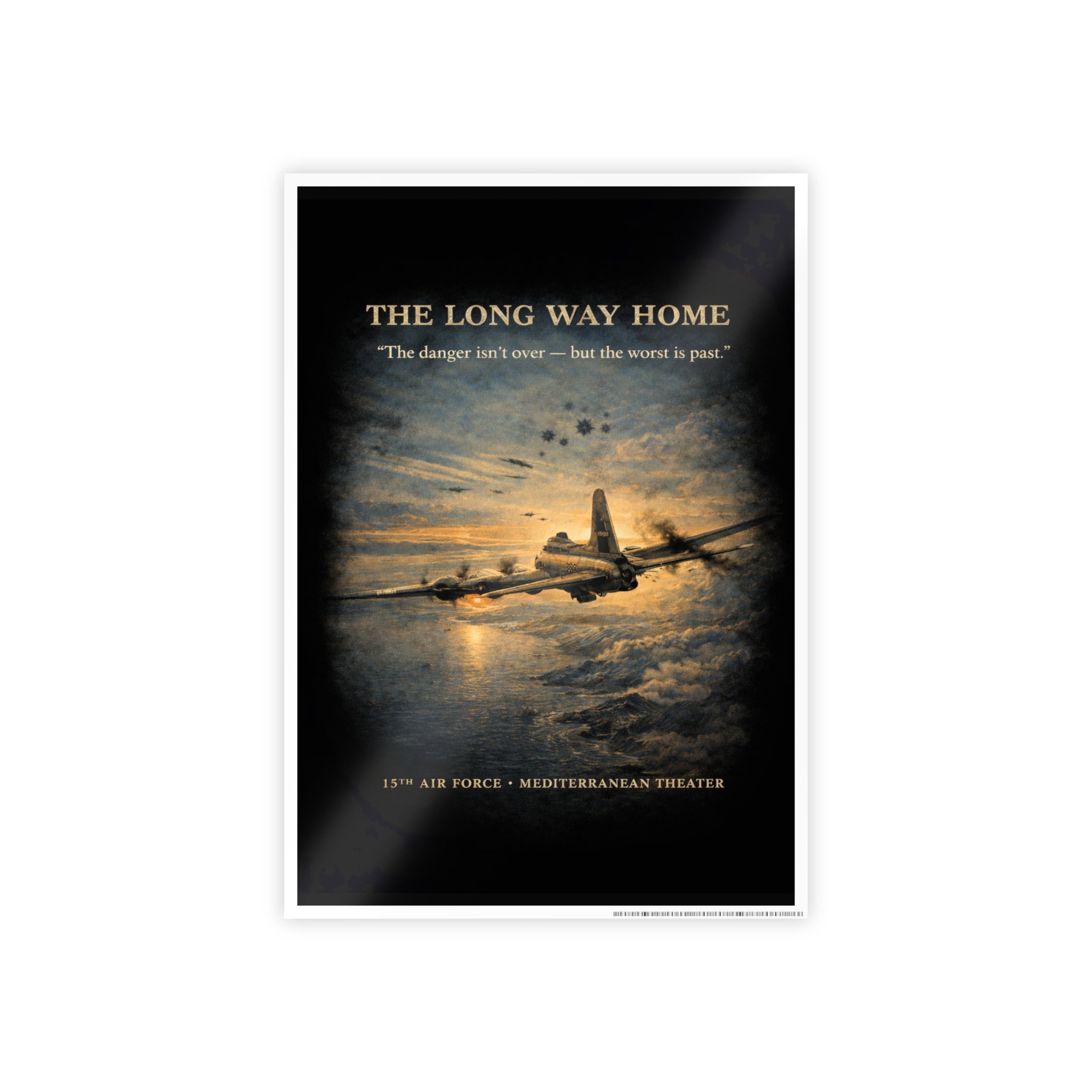775th Bomb Squadron Vintage Air Force Tribute Poster Print - Gloss Poster - The Long Way Home