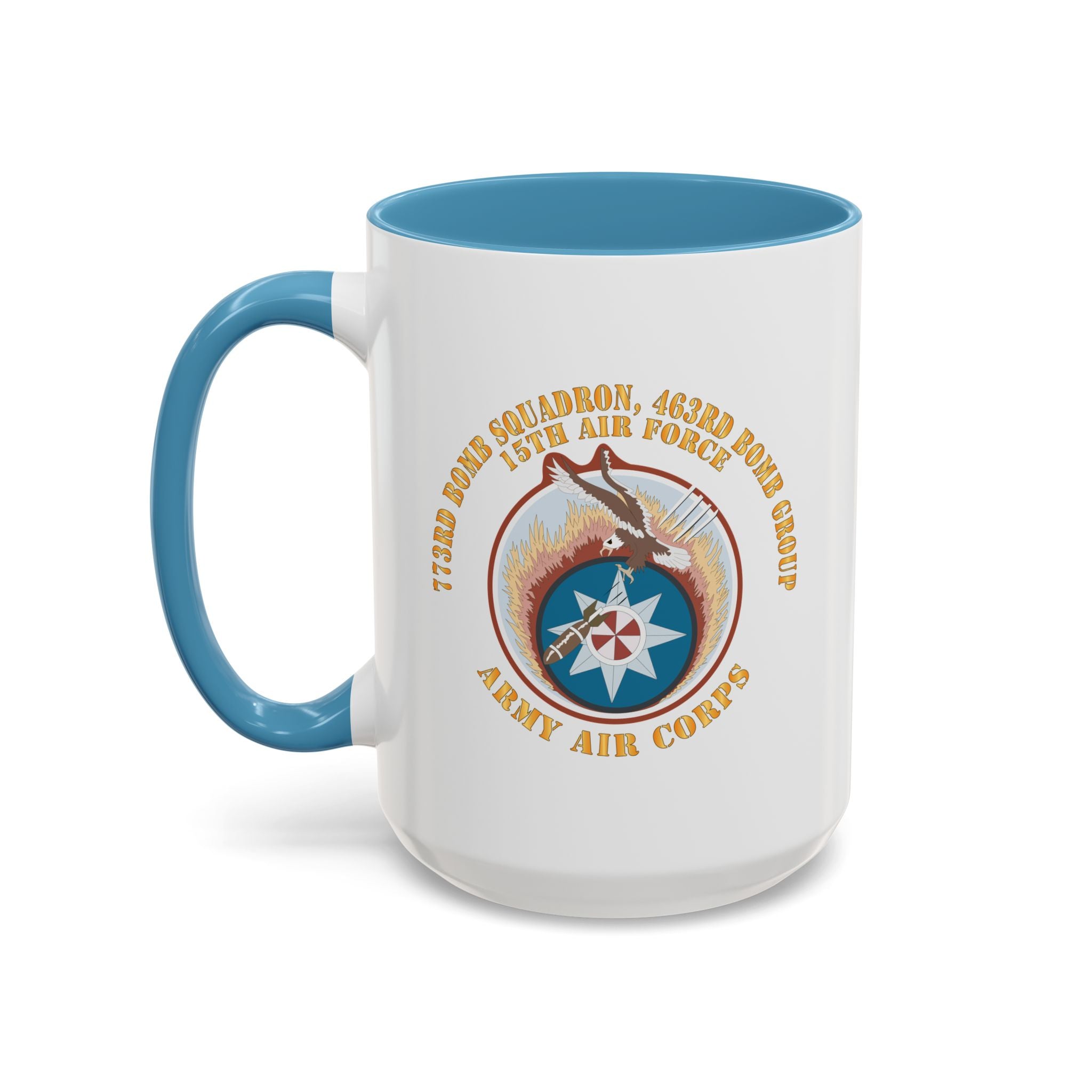 Accent Coffee Mug - AAC - 773rd Bomb Squadron, 463rd Bomb Group - 15th AF X 300