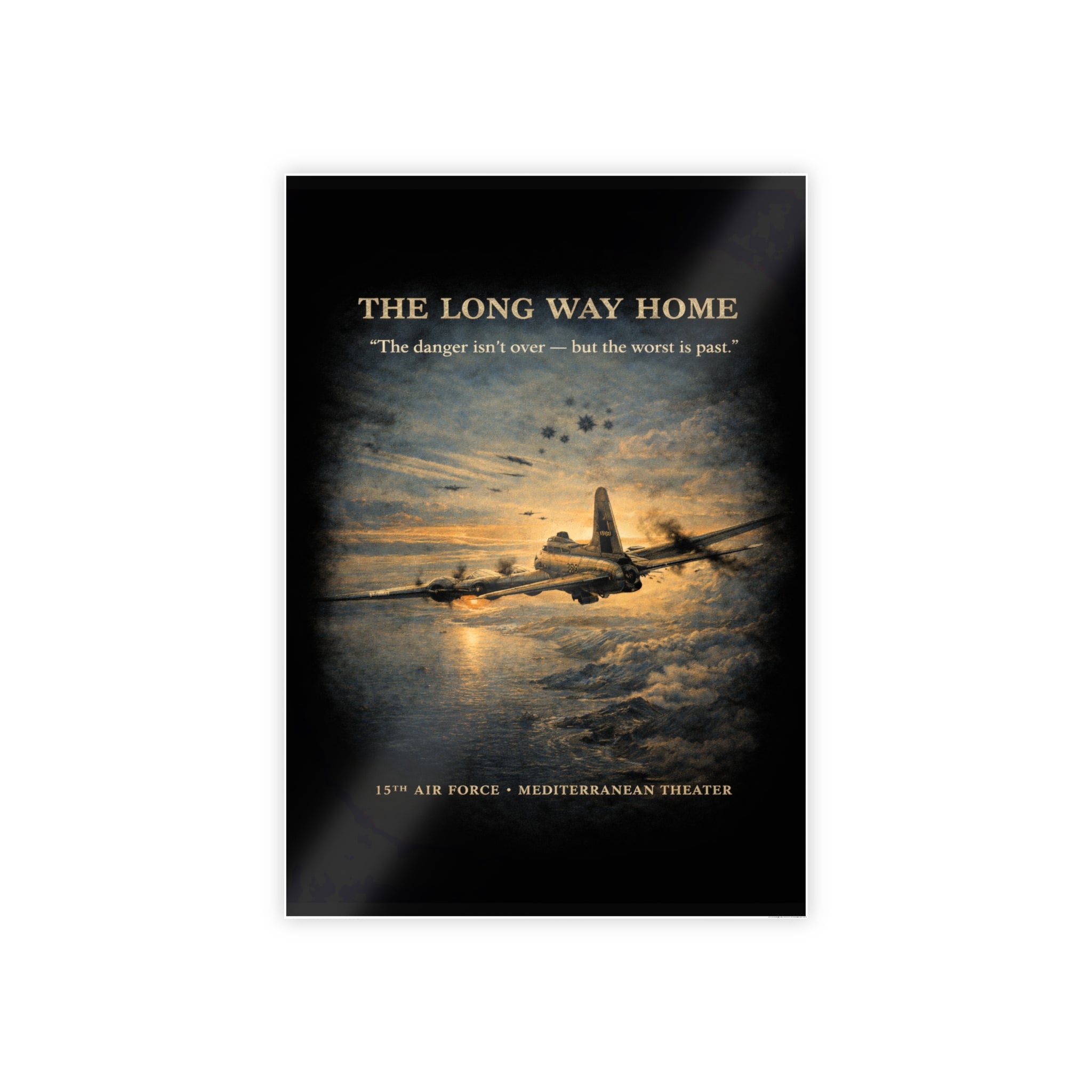 775th Bomb Squadron Vintage Air Force Tribute Poster Print - Gloss Poster - The Long Way Home