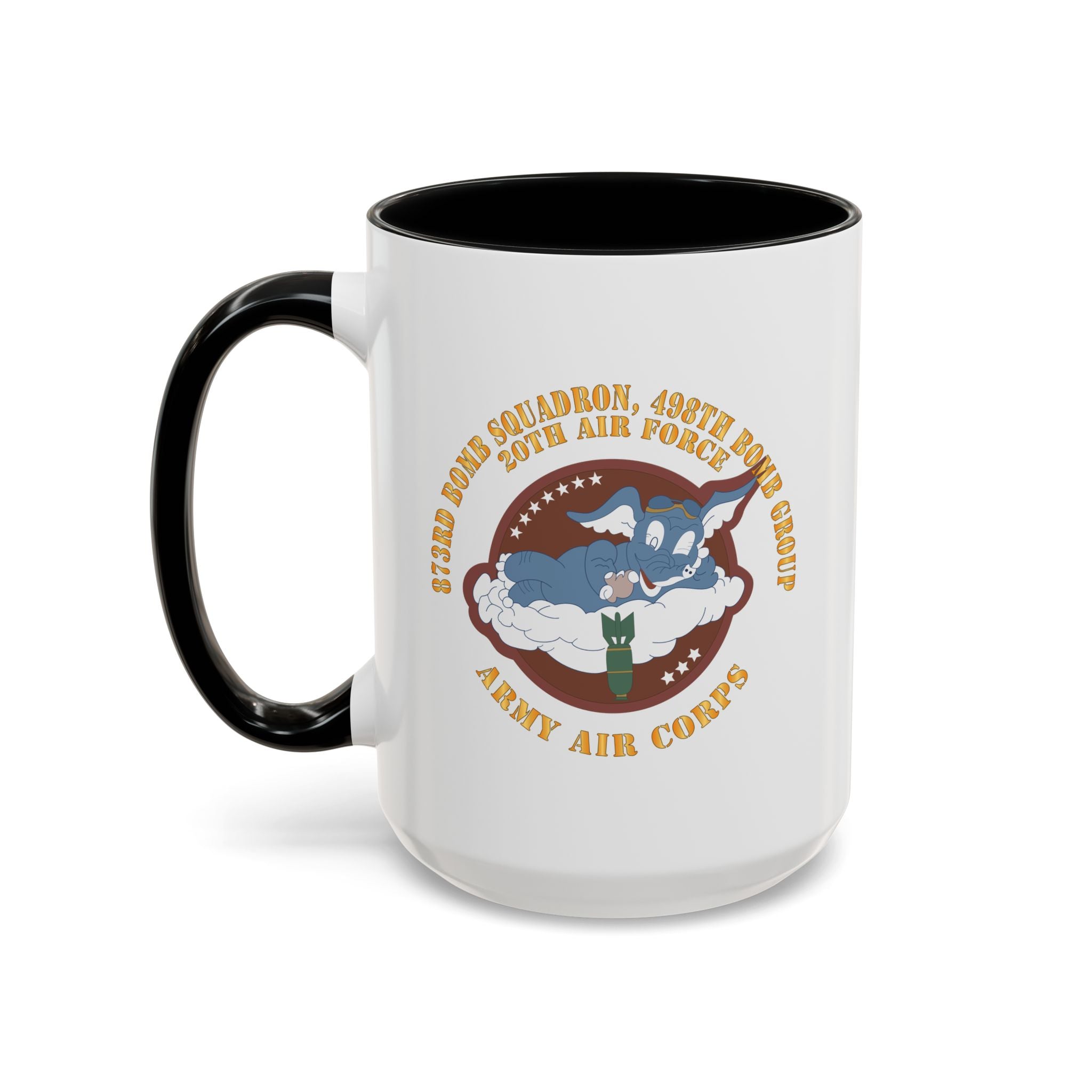 Accent Coffee Mug - AAC - 873rd Bomb Squadron, 498th Bomb Group - 20th AAF X 300