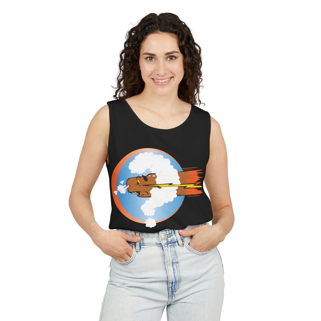 Unisex Garment-Dyed Tank Top - AAC - 754th Bombardment Squadron, 458th Bomb Group, England X 300