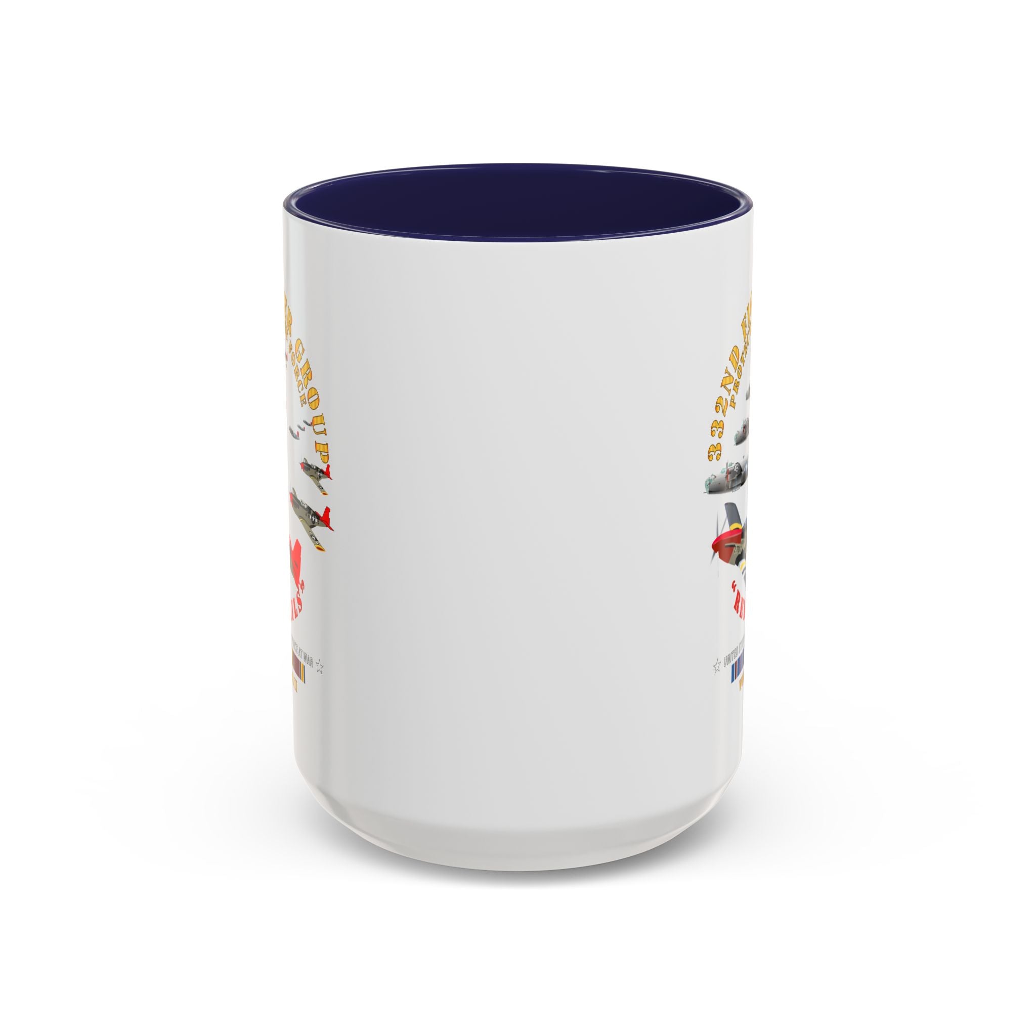 Accent Coffee Mug - Army - AAC - 332nd Fighter Group - Red Tails - Protect Force