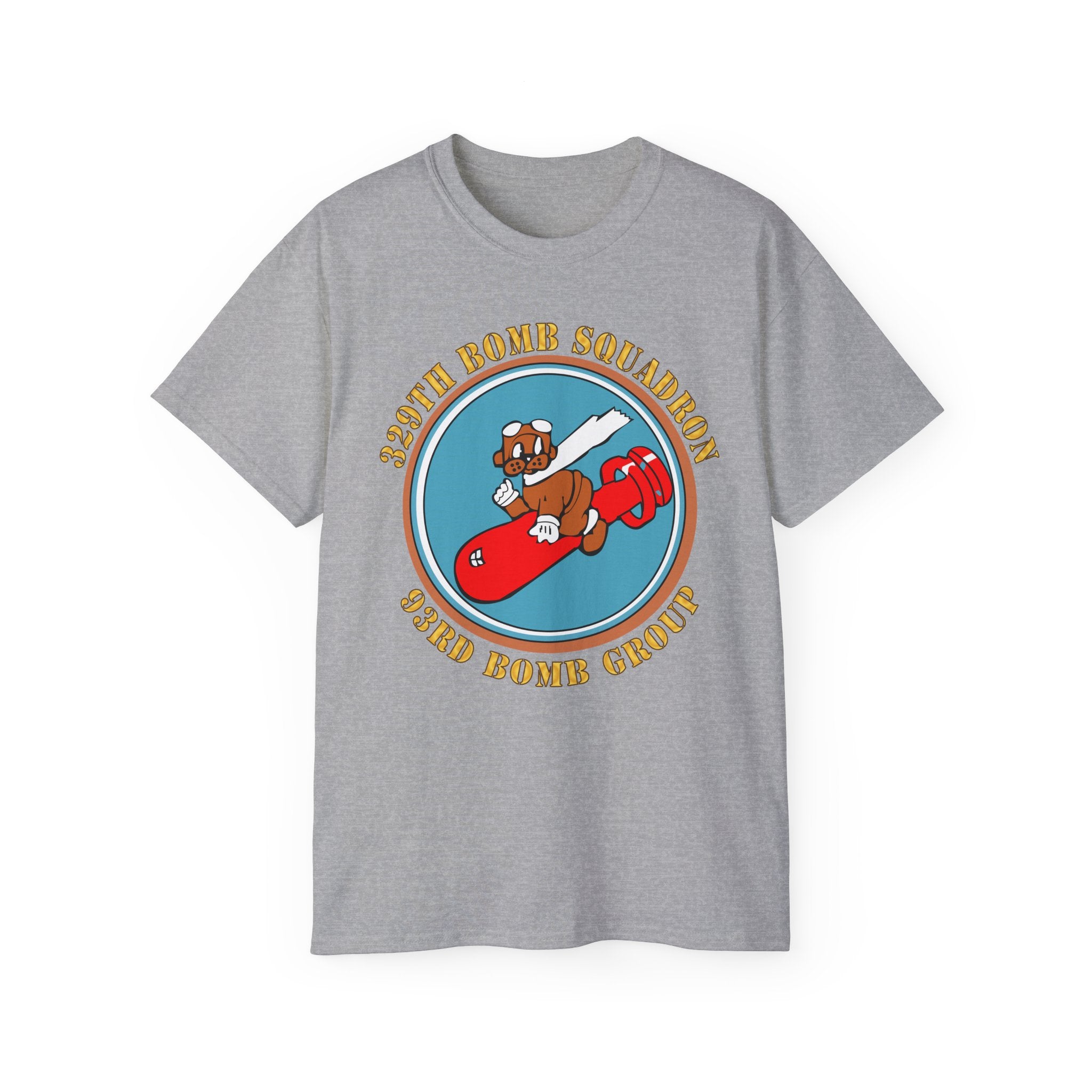 Unisex Ultra Cotton Tee - AAC - 329th Bomb Squadron,93rd Bomb Group - WWII - USAAF