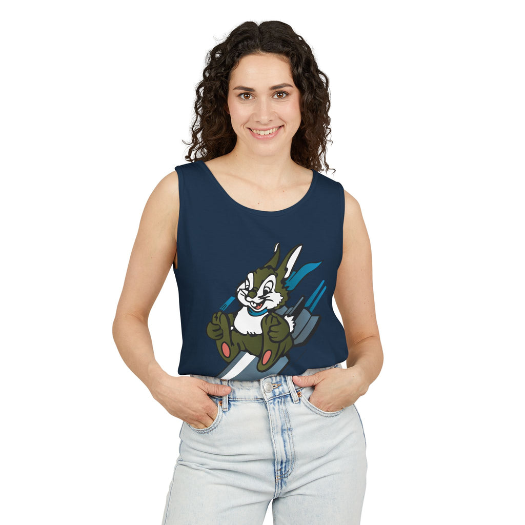 Unisex Garment-Dyed Tank Top - AAC - 799th Bombardment Squadron wo txt X 300